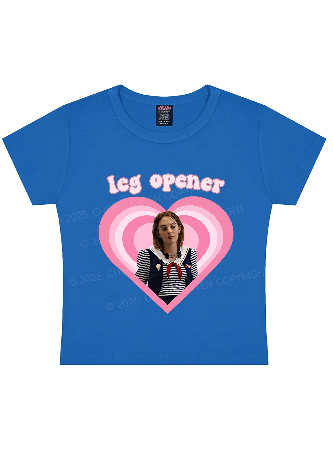Leg Opener Pride Y2K Baby Tee Cherrykitten - Image 8