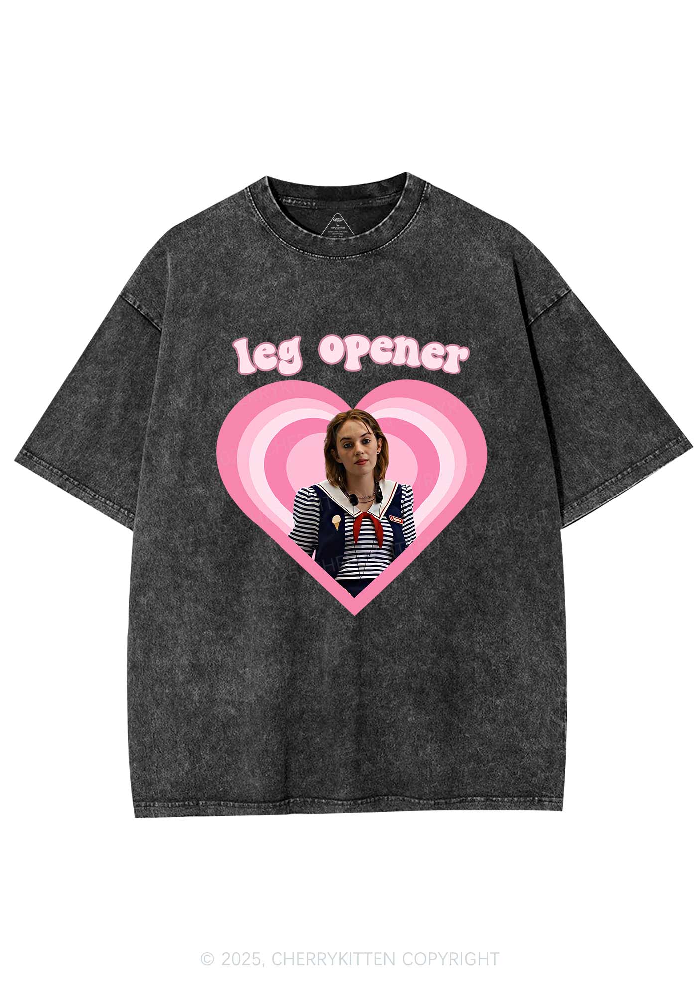 Leg Opener Pride Y2K Shirts Washed Tee Cherrykitten - Image 3