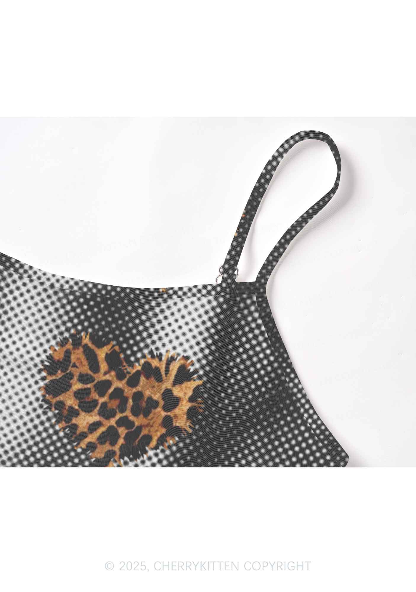 Leopard Hearts Y2K Mesh Cami Tank Cherrykitten - Image 5