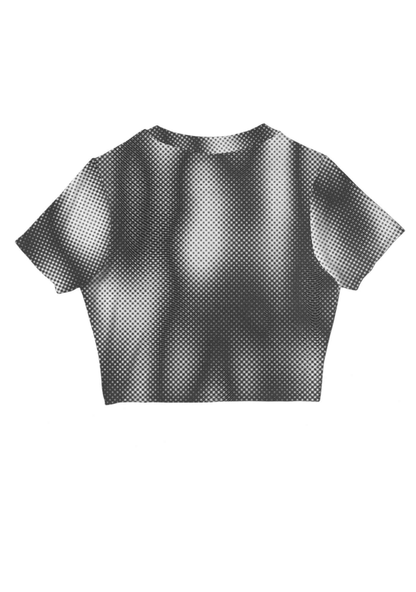 Leopard Hearts Y2K Mesh Crop Top Cherrykitten - Image 5