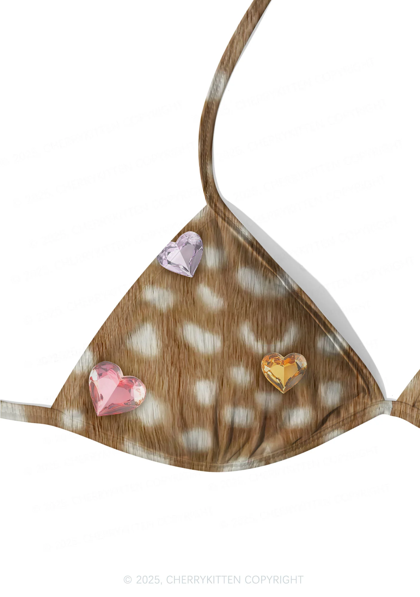 Leopard With Gems Y2K Print Bikini Set Cherrykitten - Image 4
