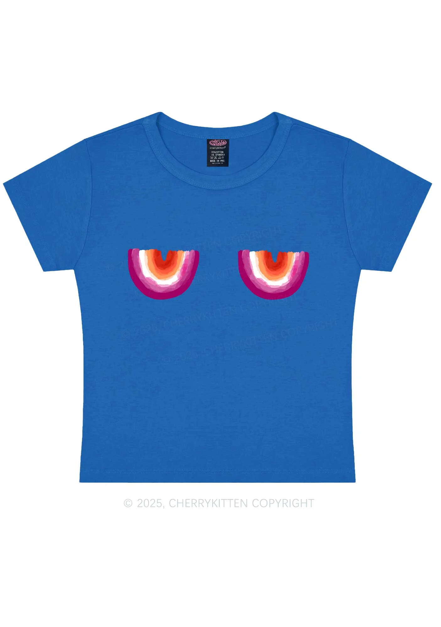 Lesbian Bxxb Y2K Baby Tee Cherrykitten - Image 7