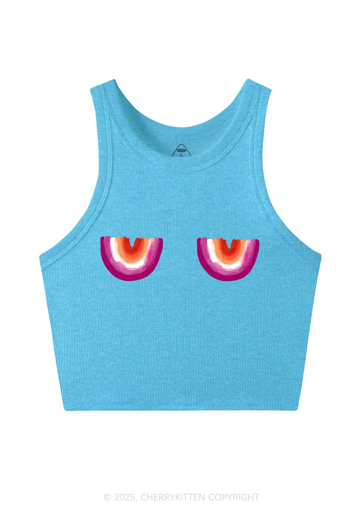 Lesbian Bxxb Y2K Crop Tank Top Cherrykitten - Image 4