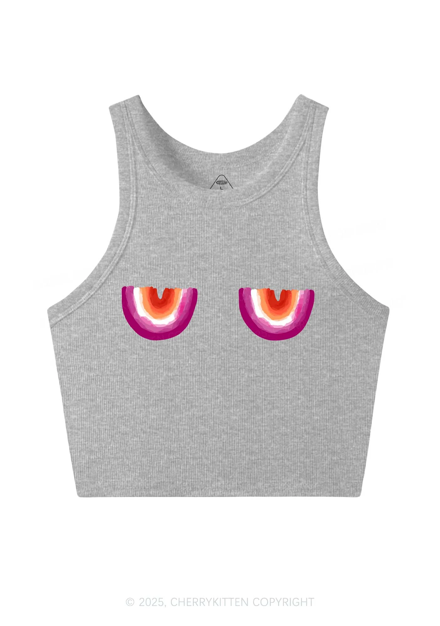 Lesbian Bxxb Y2K Crop Tank Top Cherrykitten - Image 5