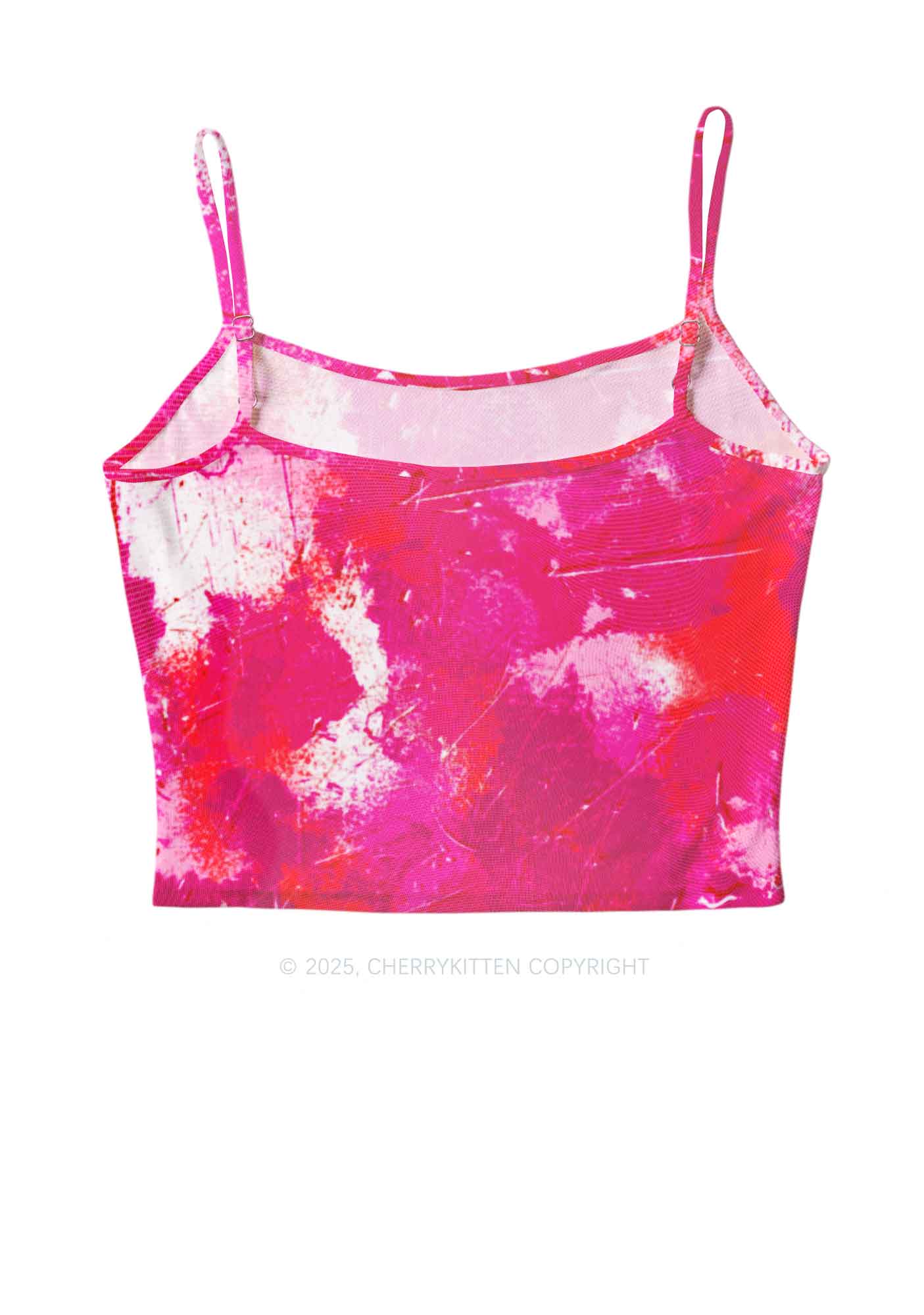 Lesbian Ink Pride Y2K Mesh Cami Tank Cherrykitten - Image 3