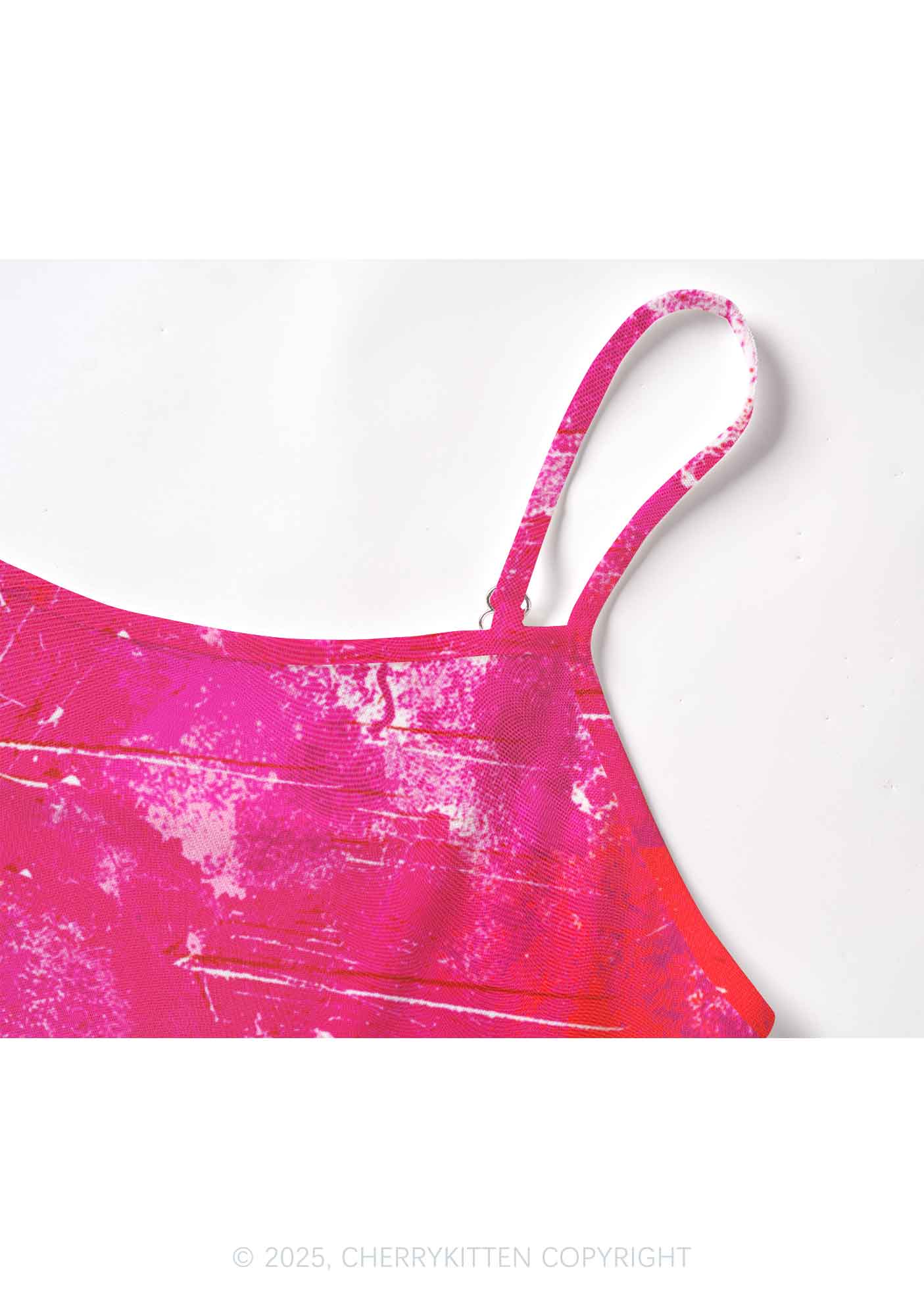 Lesbian Ink Pride Y2K Mesh Cami Tank Cherrykitten - Image 5