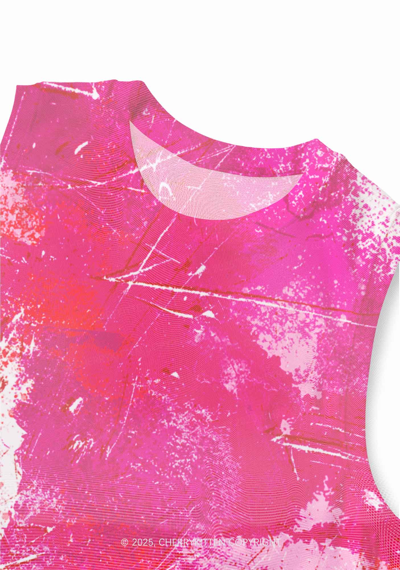 Lesbian Ink Pride Y2K Mesh Muscle Tank Cherrykitten - Image 3