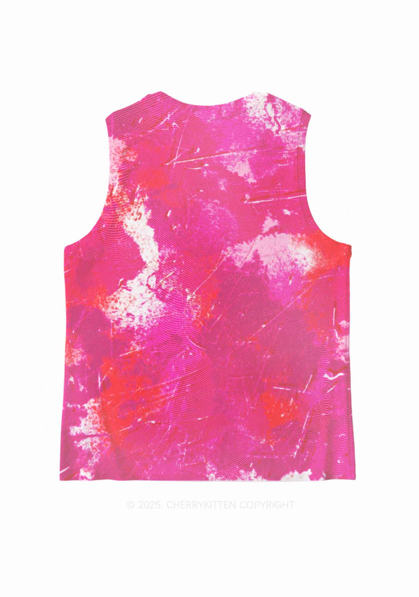 Lesbian Ink Pride Y2K Mesh Muscle Tank Cherrykitten - Image 4