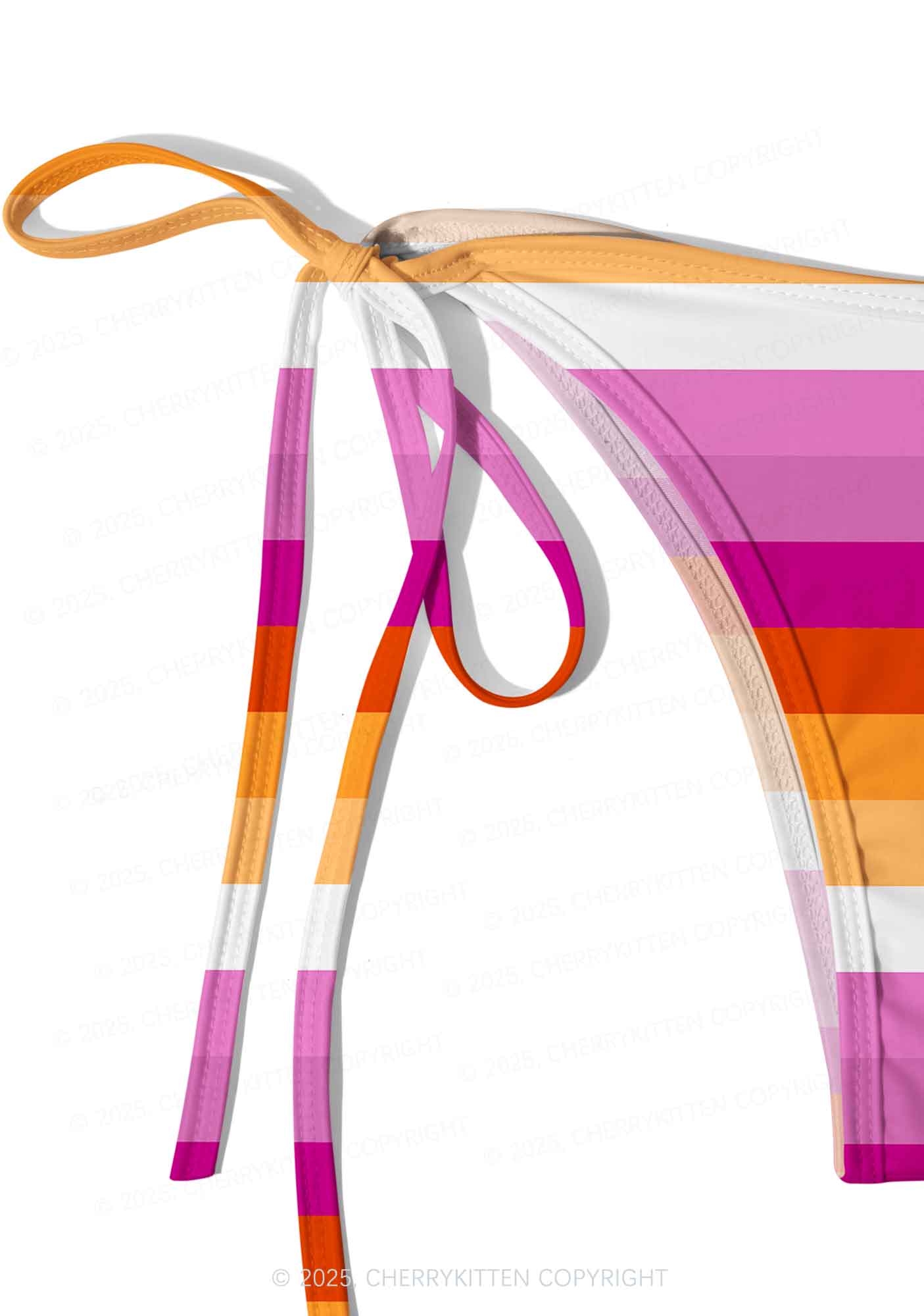 Lesbian Pride Y2K Print Bikini Set Cherrykitten - Image 4