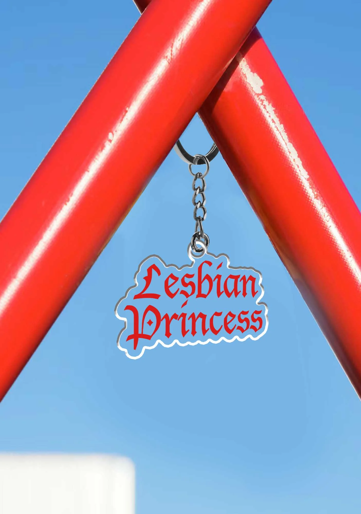 Lesbian Princess 1Pc Y2K Keychain Cherrykitten - Image 3