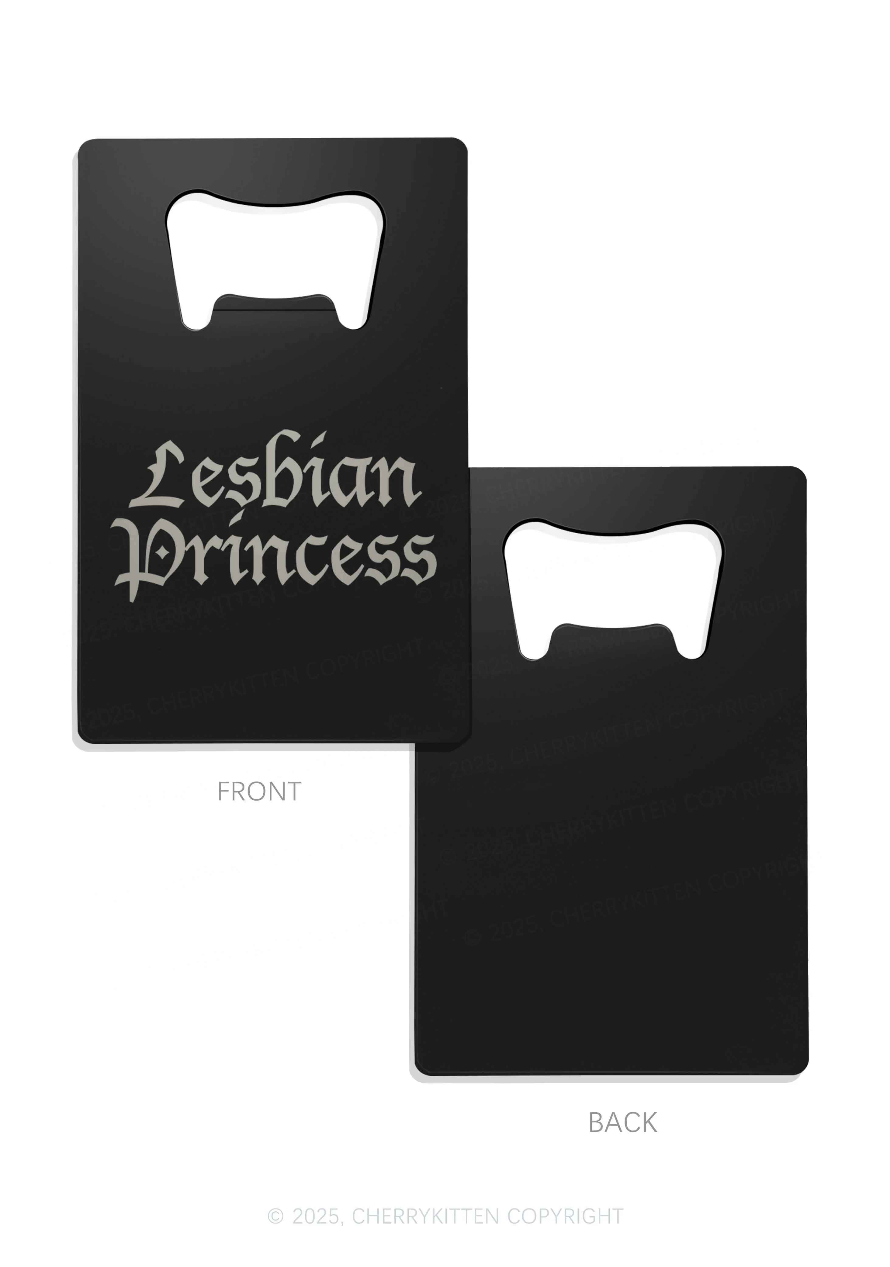 Lesbian Princess Pride Y2K Credit Card Bottle Openers Cherrykitten - Image 3