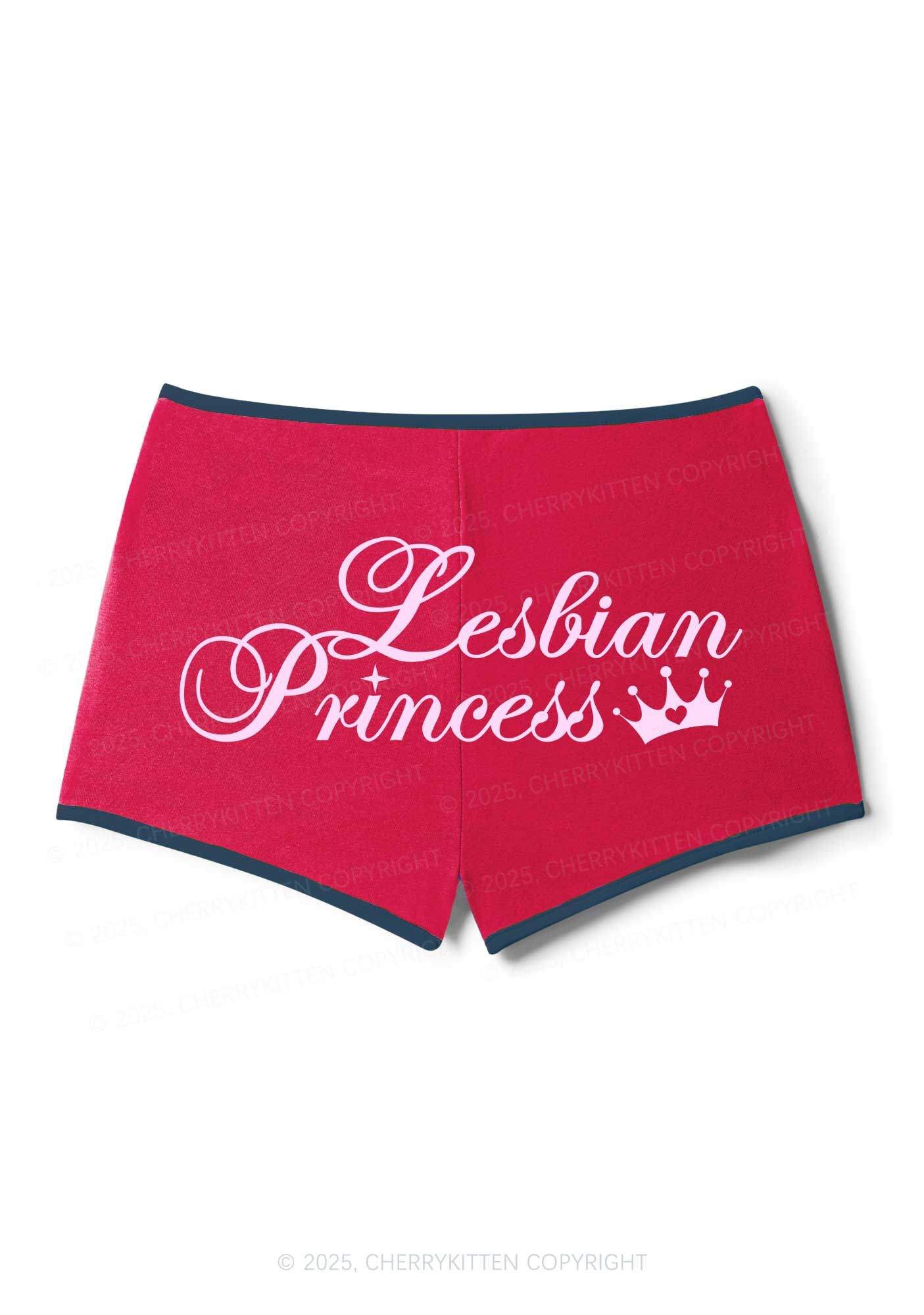 Lesbian Princess Y2K Booty Shorts Cherrykitten - Image 4