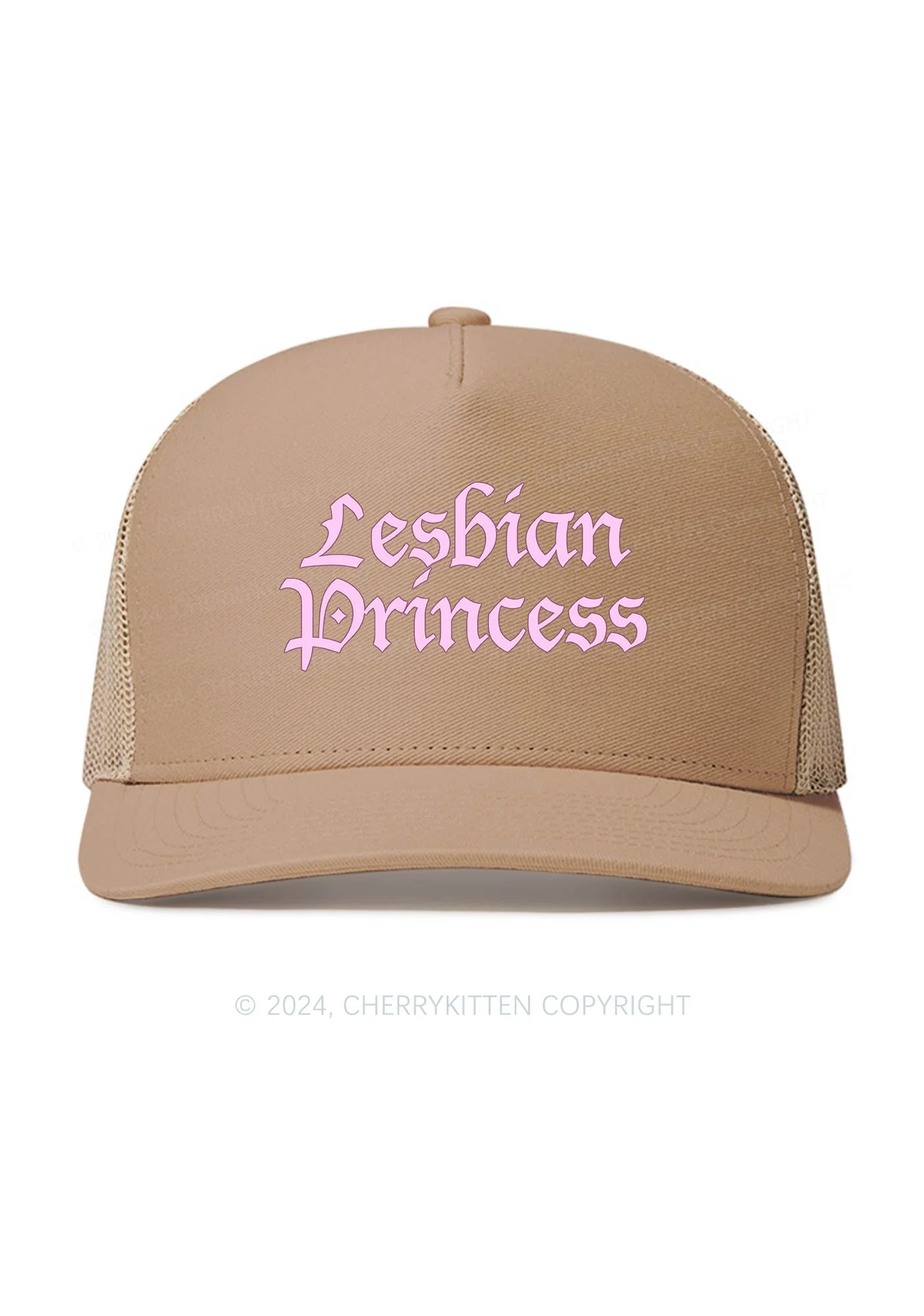 Lesbian Princess Y2K Trucker Mesh Hat Cherrykitten - Image 3