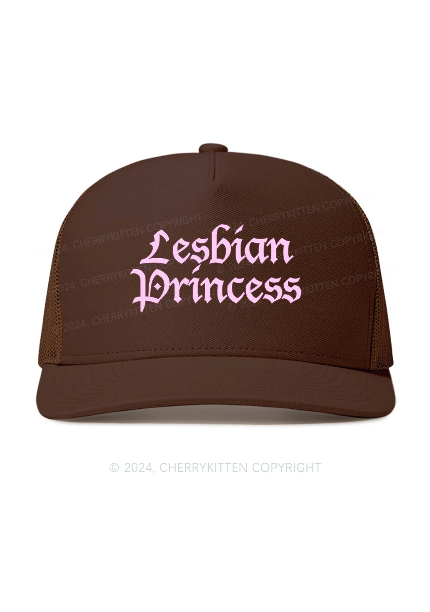 Lesbian Princess Y2K Trucker Mesh Hat Cherrykitten - Image 4