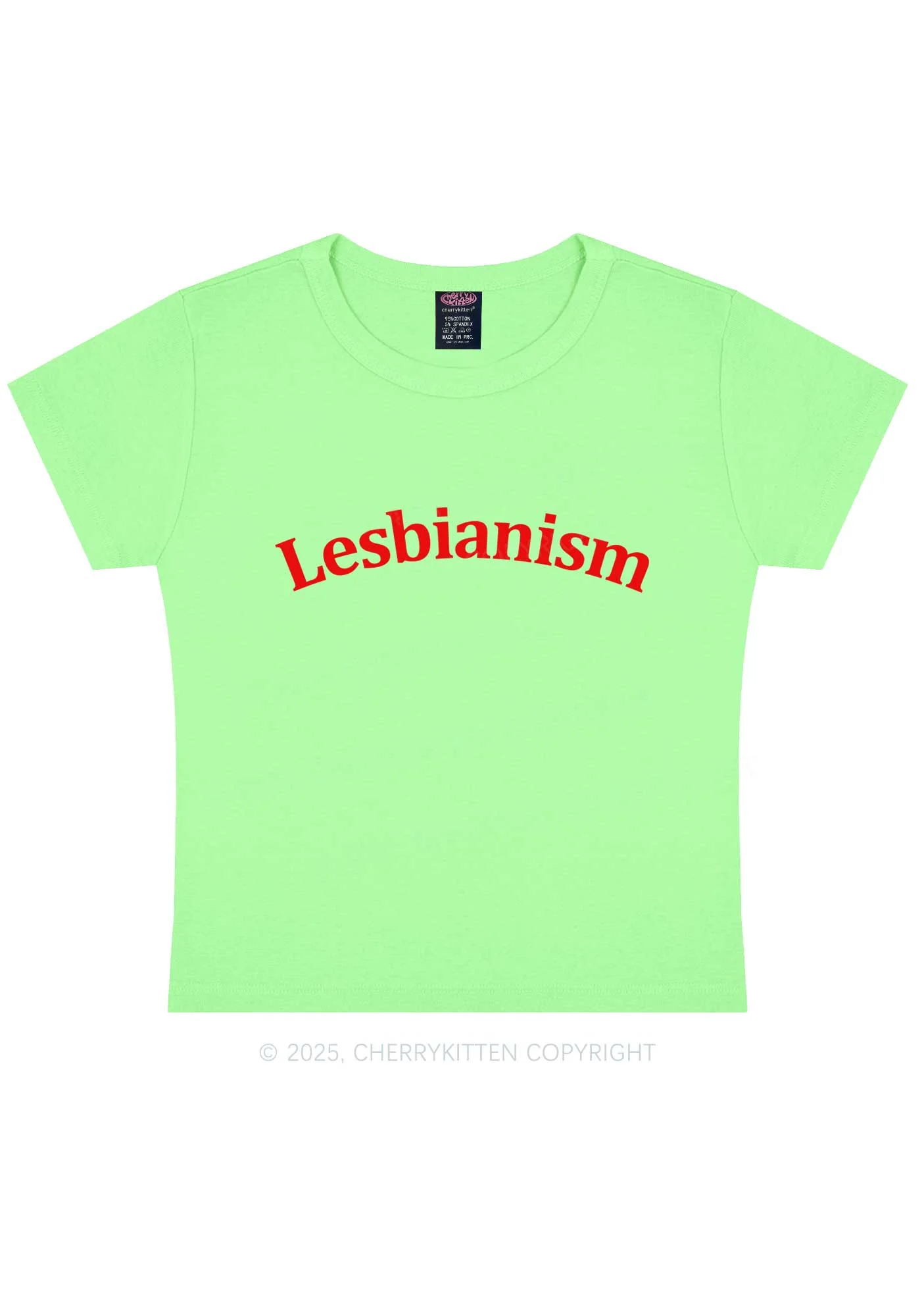 Lesbianism Y2K Baby Tee Cherrykitten - Image 11