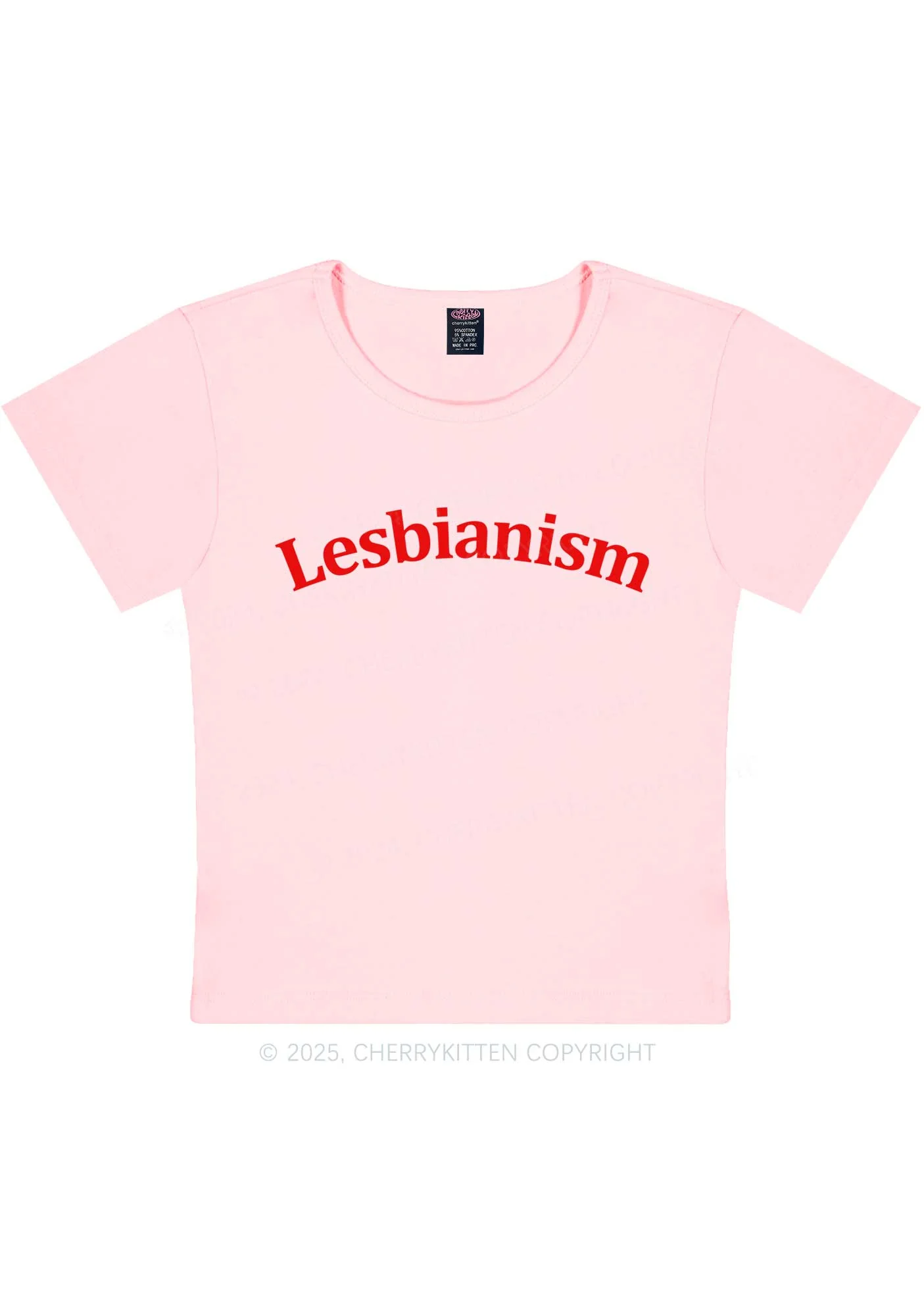 Lesbianism Y2K Baby Tee Cherrykitten - Image 8