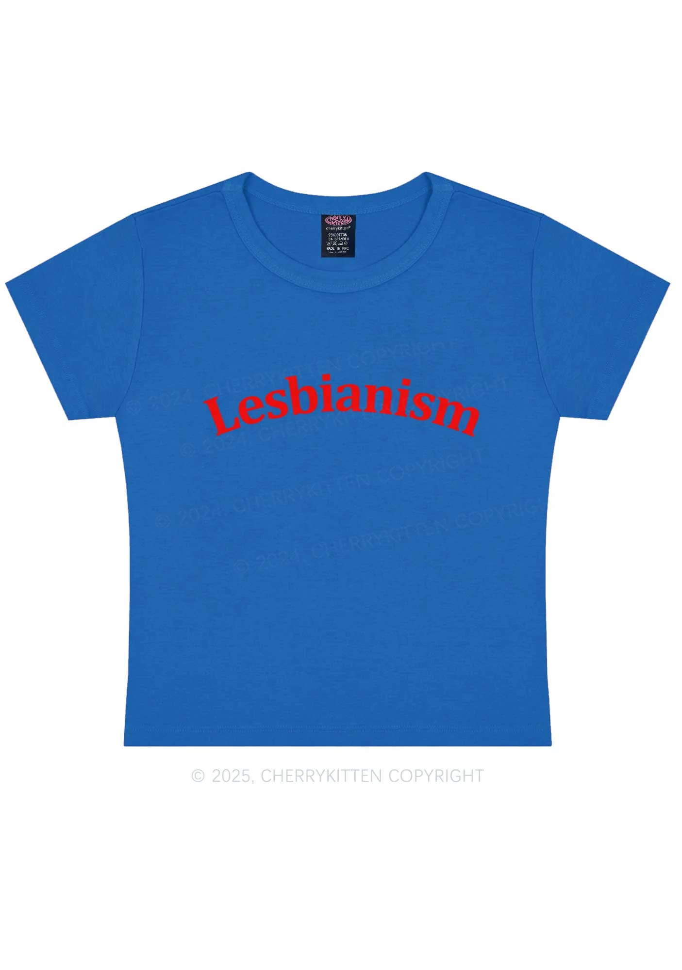 Lesbianism Y2K Baby Tee Cherrykitten - Image 9