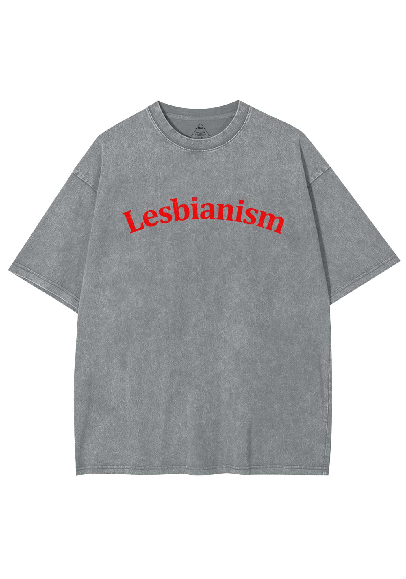 Lesbianism Y2K Shirts Washed Tee Cherrykitten - Image 7