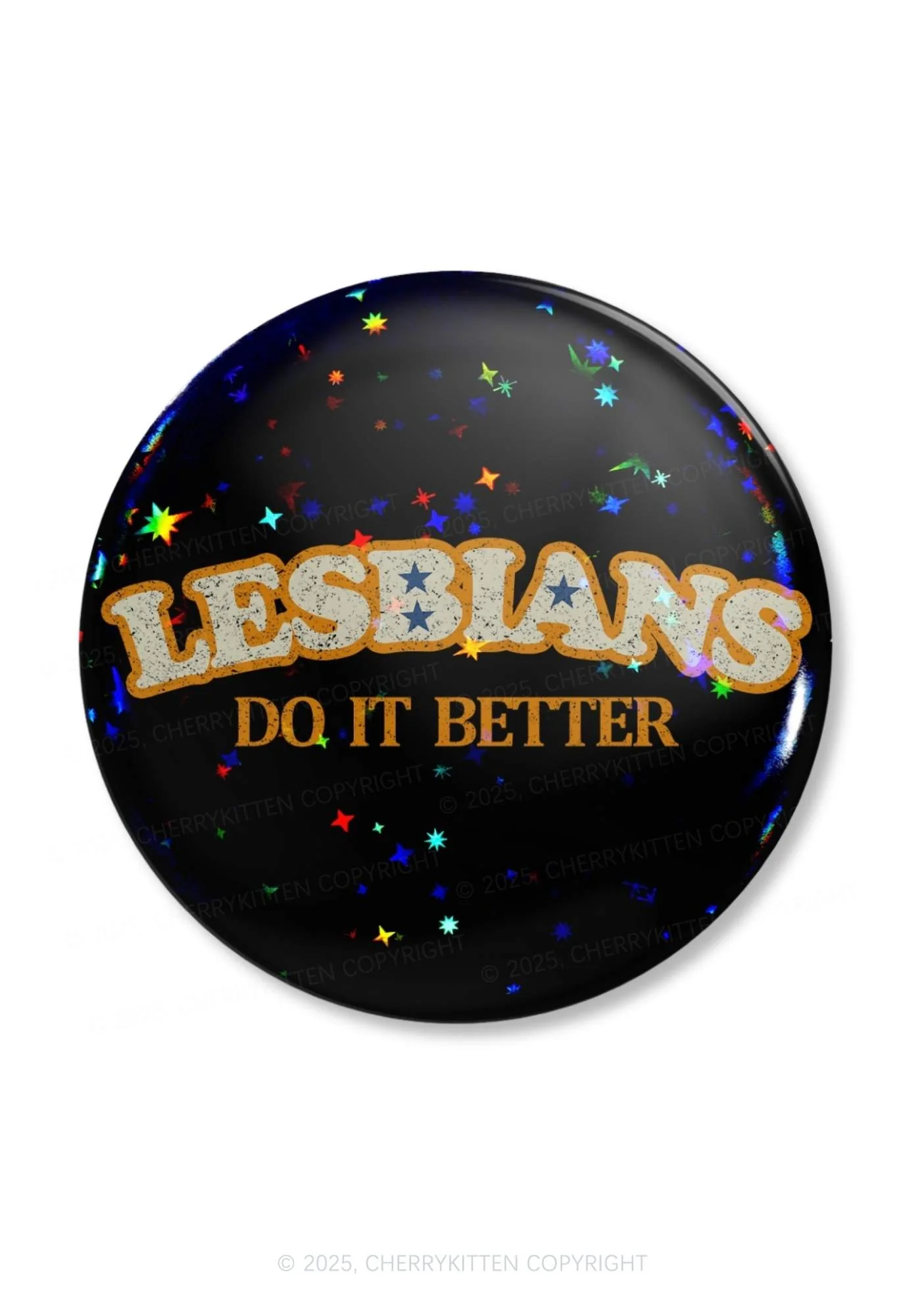 Lesbians Do It Better Pride 1Pc Y2K Pin Badge Cherrykitten - Image 3