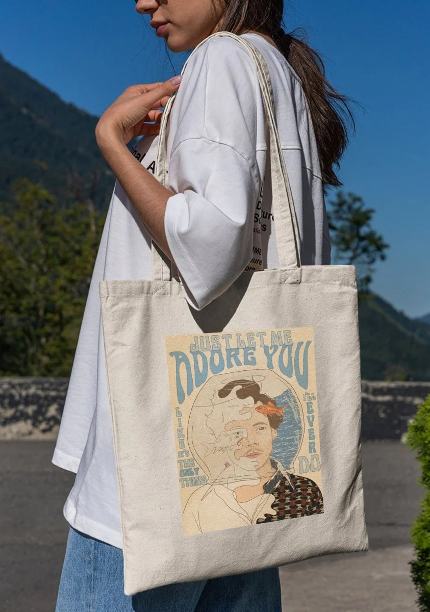 Let Me Adore You HS Canvas Tote Bag - Image 3