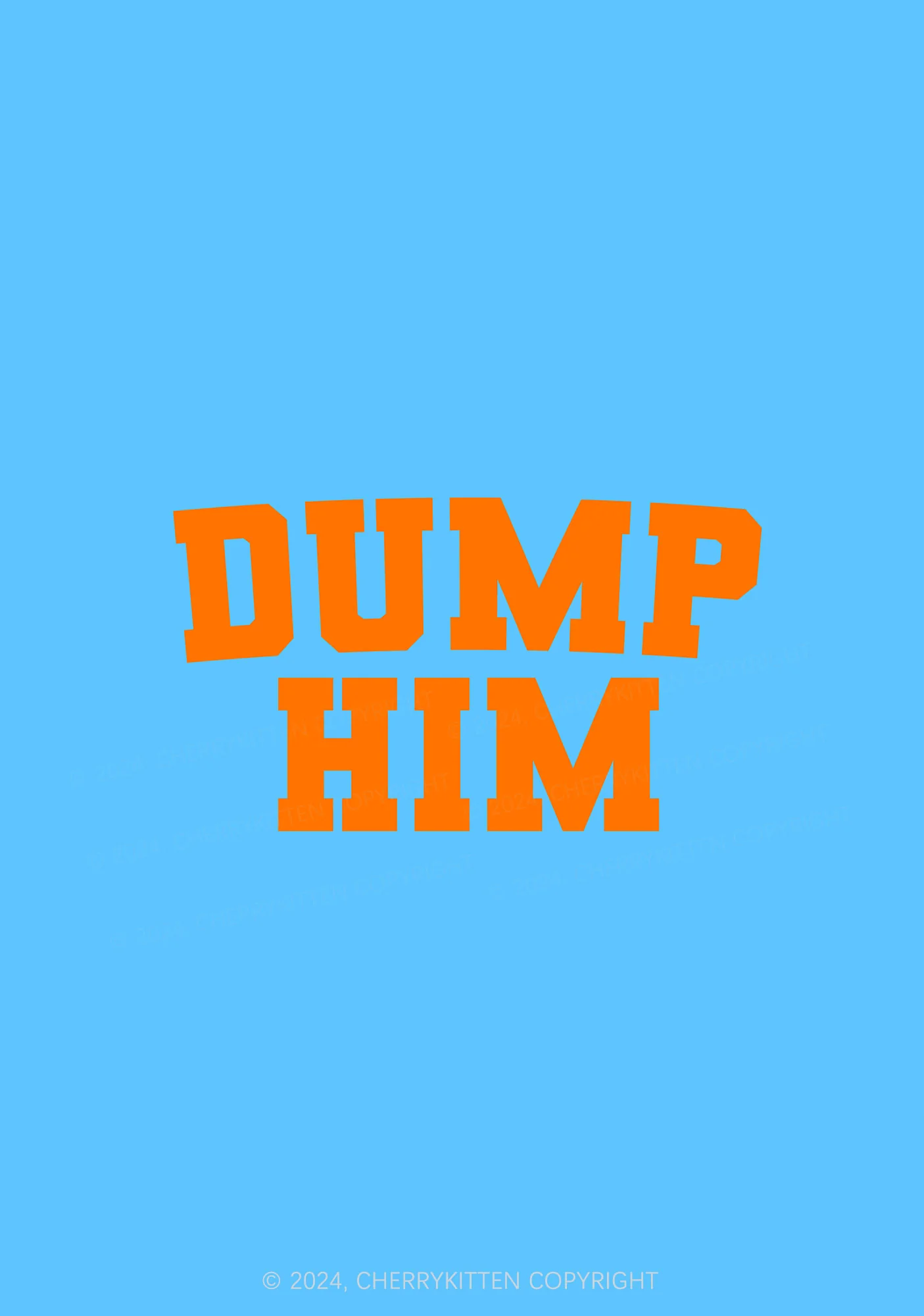 Lets Dump Him 1Pc Y2K Pin Badge Cherrykitten - Image 2