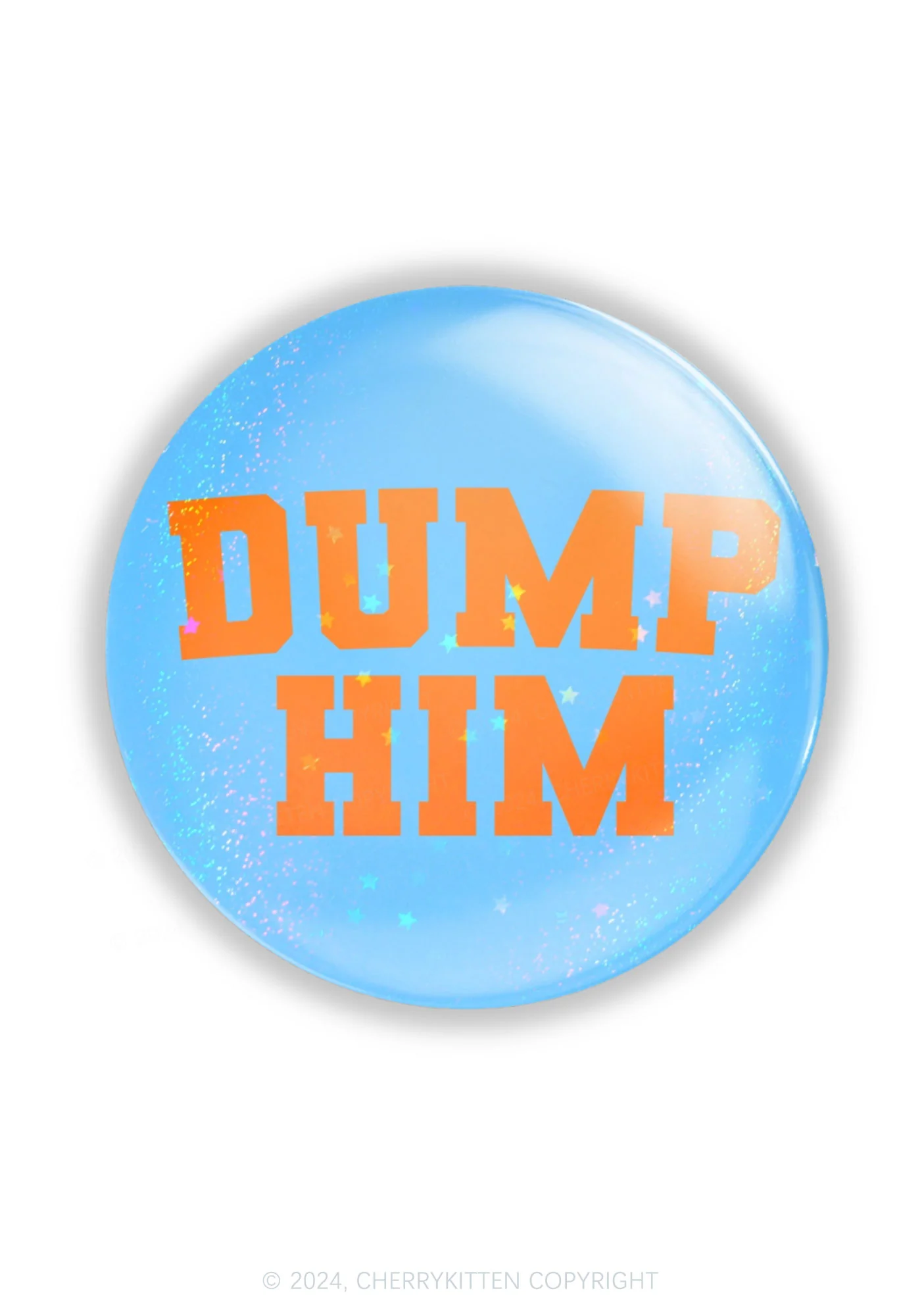 Lets Dump Him 1Pc Y2K Pin Badge Cherrykitten - Image 6