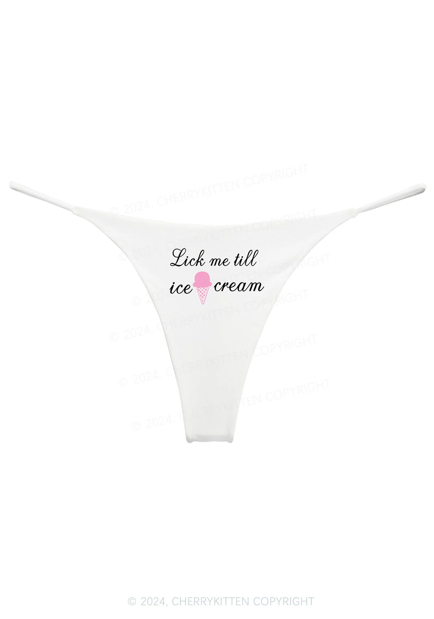 Lick Ice Cream Y2K Bikini String Thong Cherrykitten - Image 4