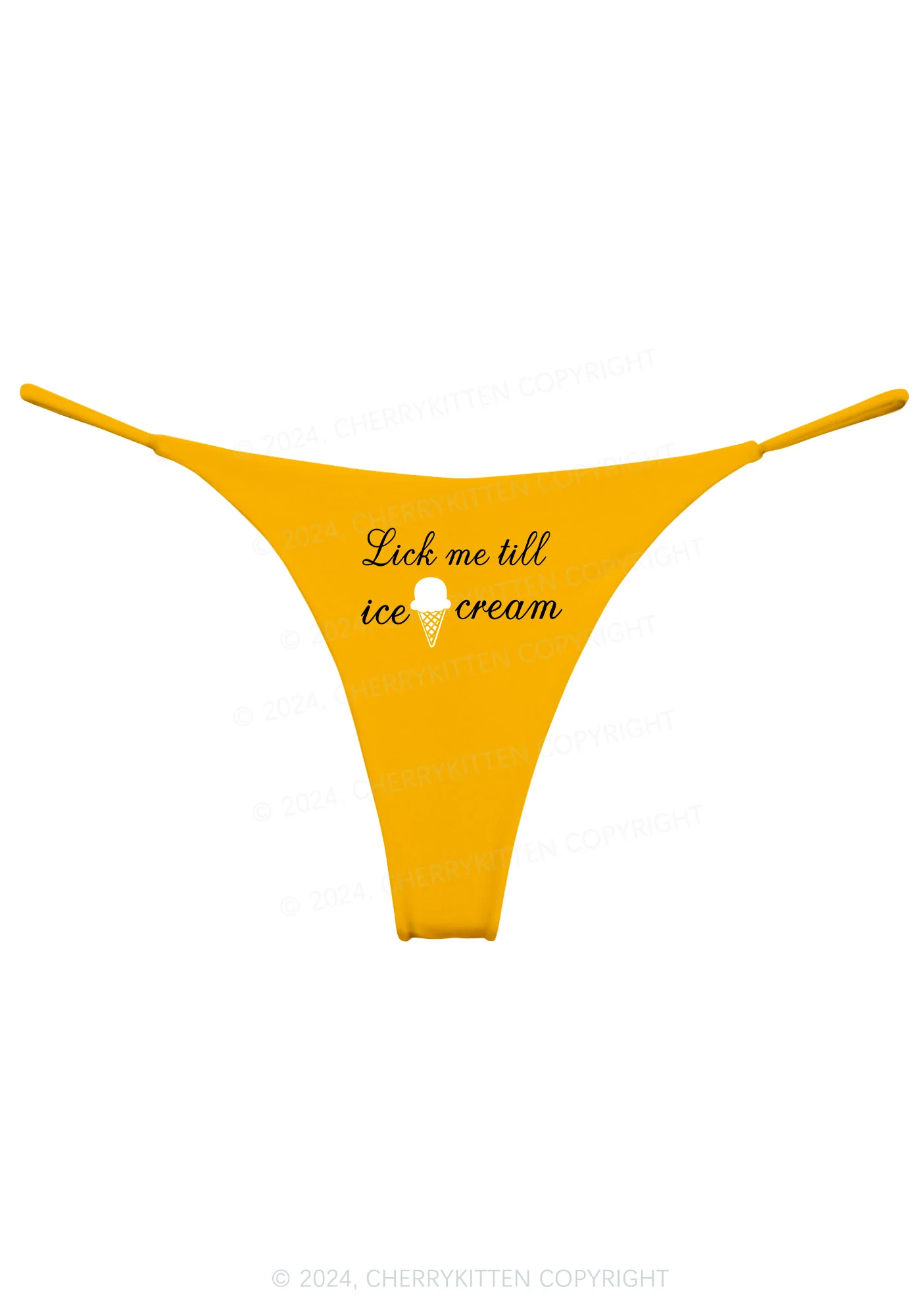 Lick Ice Cream Y2K Bikini String Thong Cherrykitten - Image 8