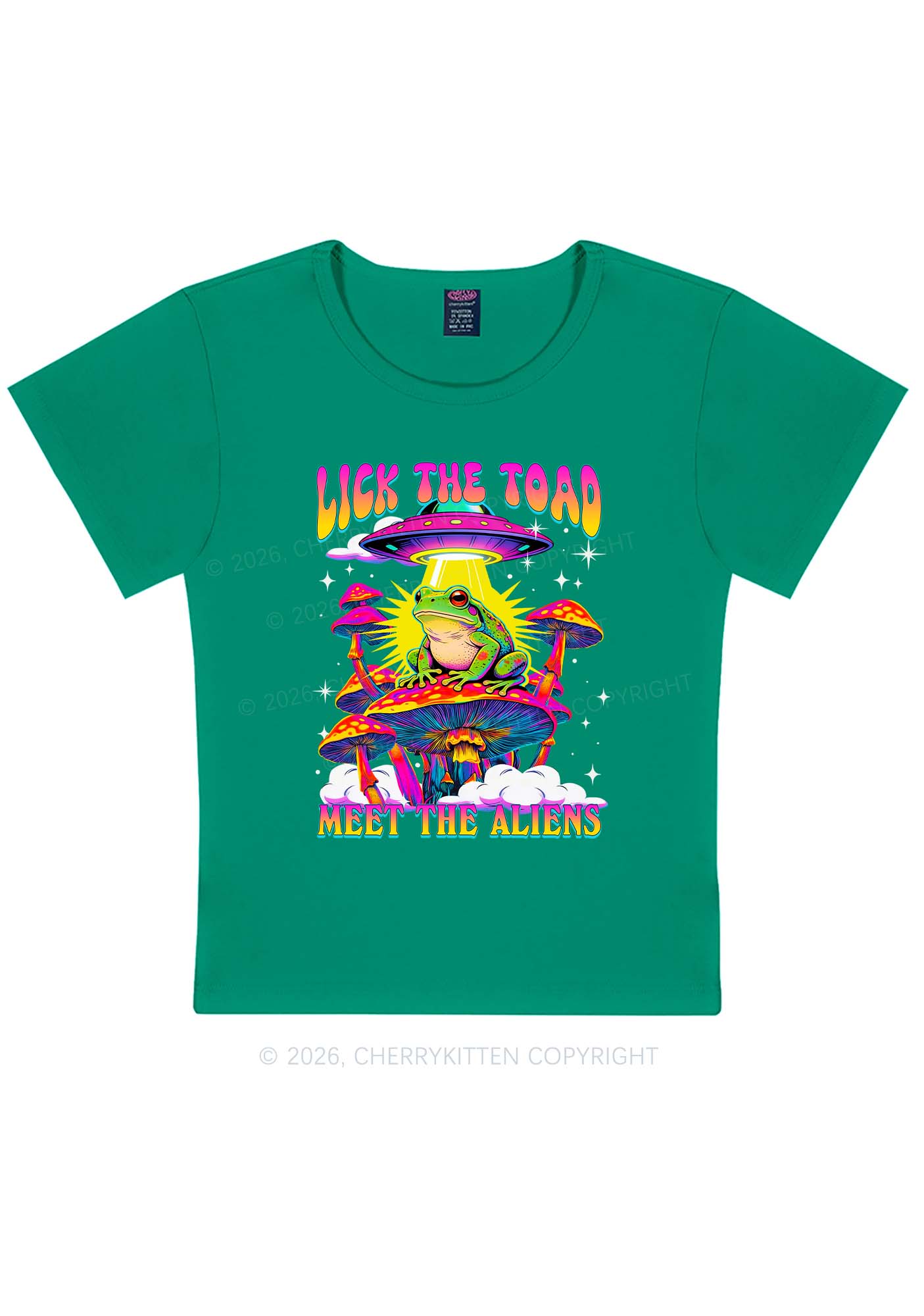 Lick The Toad Y2K Baby Tee Cherrykitten - Image 10