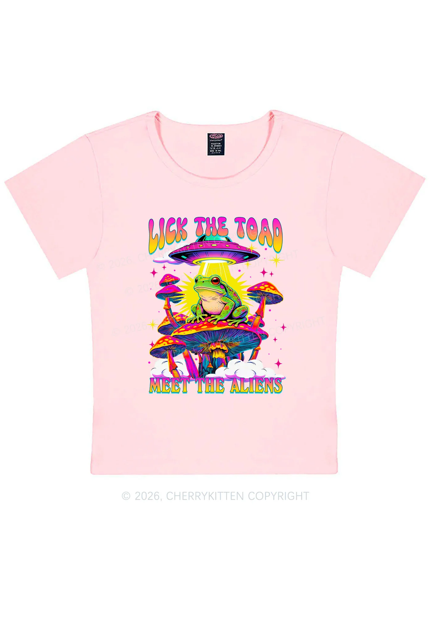 Lick The Toad Y2K Baby Tee Cherrykitten - Image 11