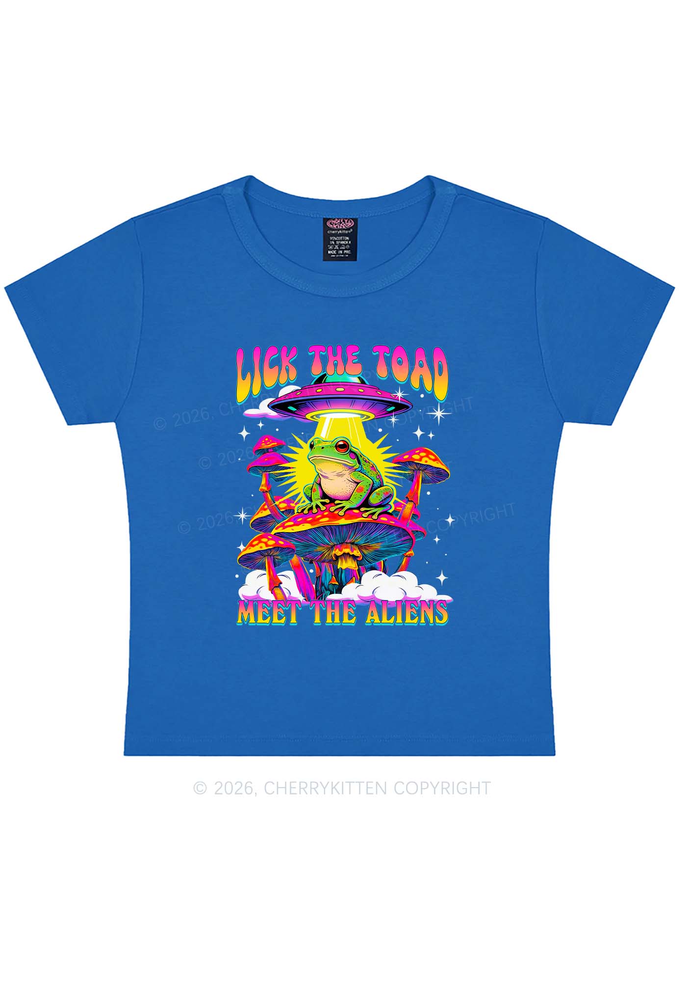 Lick The Toad Y2K Baby Tee Cherrykitten - Image 8