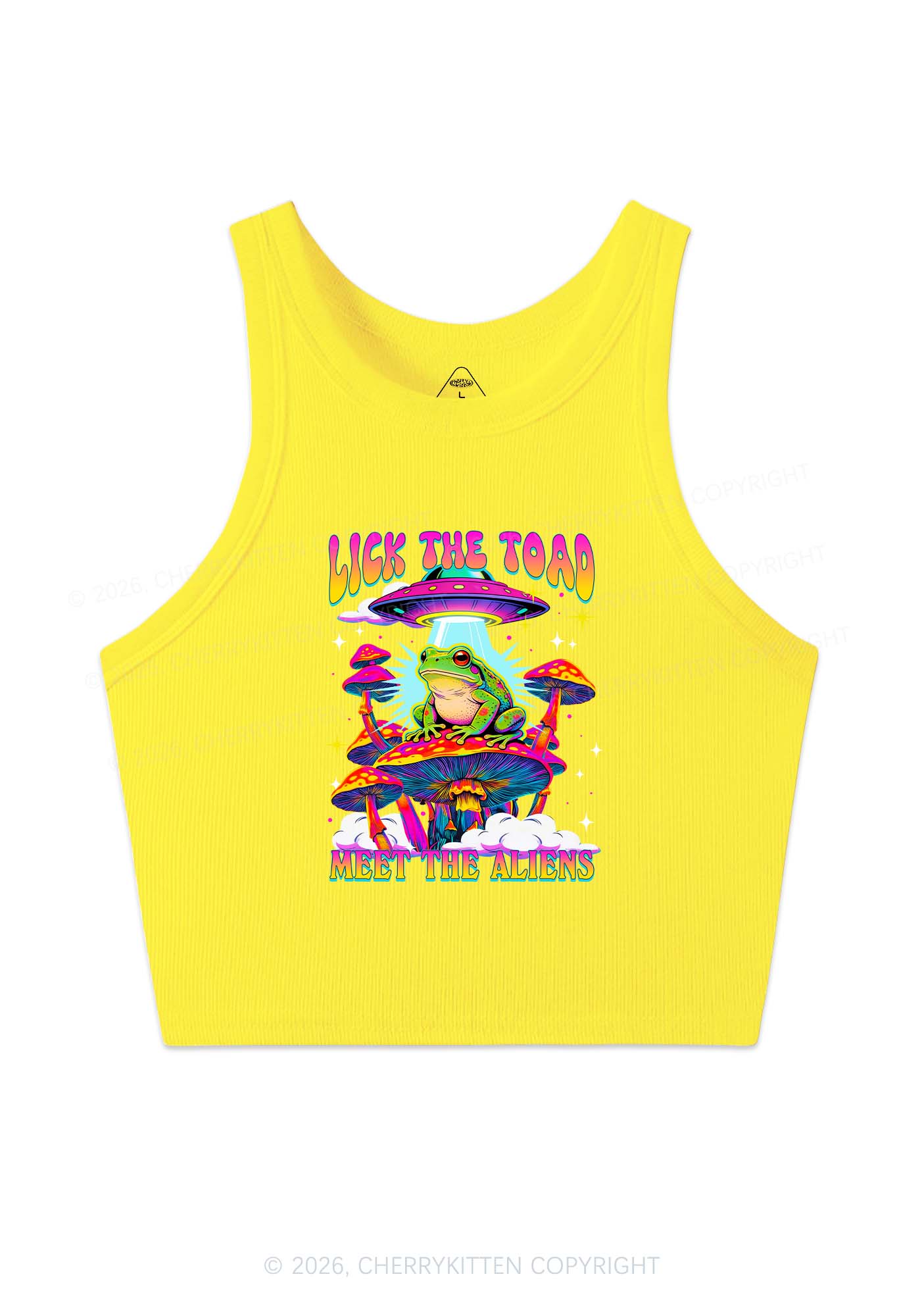 Lick The Toad Y2K Crop Tank Top Cherrykitten - Image 10