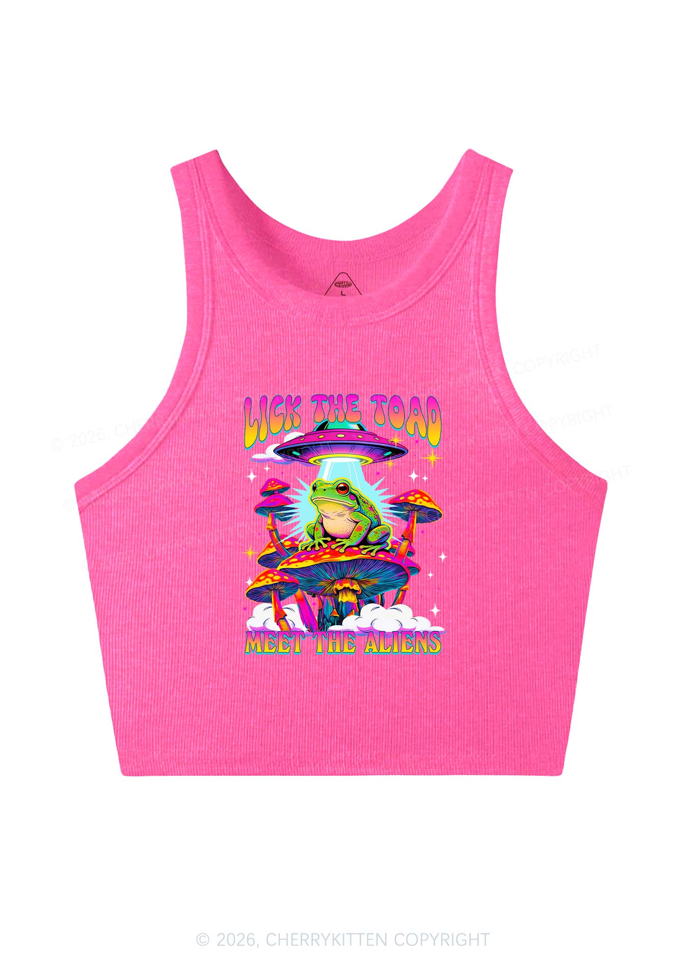 Lick The Toad Y2K Crop Tank Top Cherrykitten - Image 5