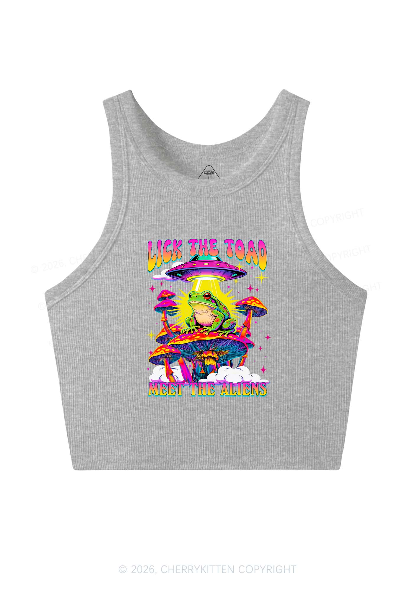 Lick The Toad Y2K Crop Tank Top Cherrykitten - Image 9