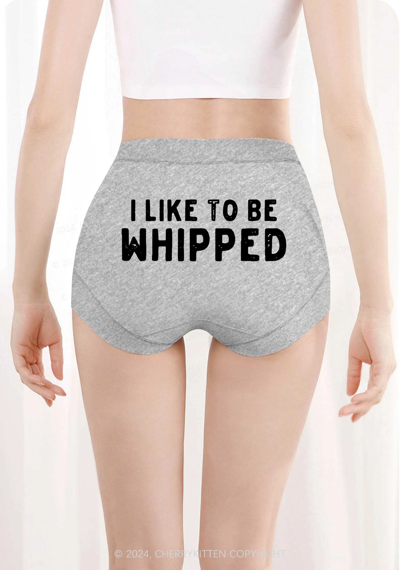 Like To Be Whipped Y2K Mid Rise Waist Boyshort Cherrykitten - Image 3