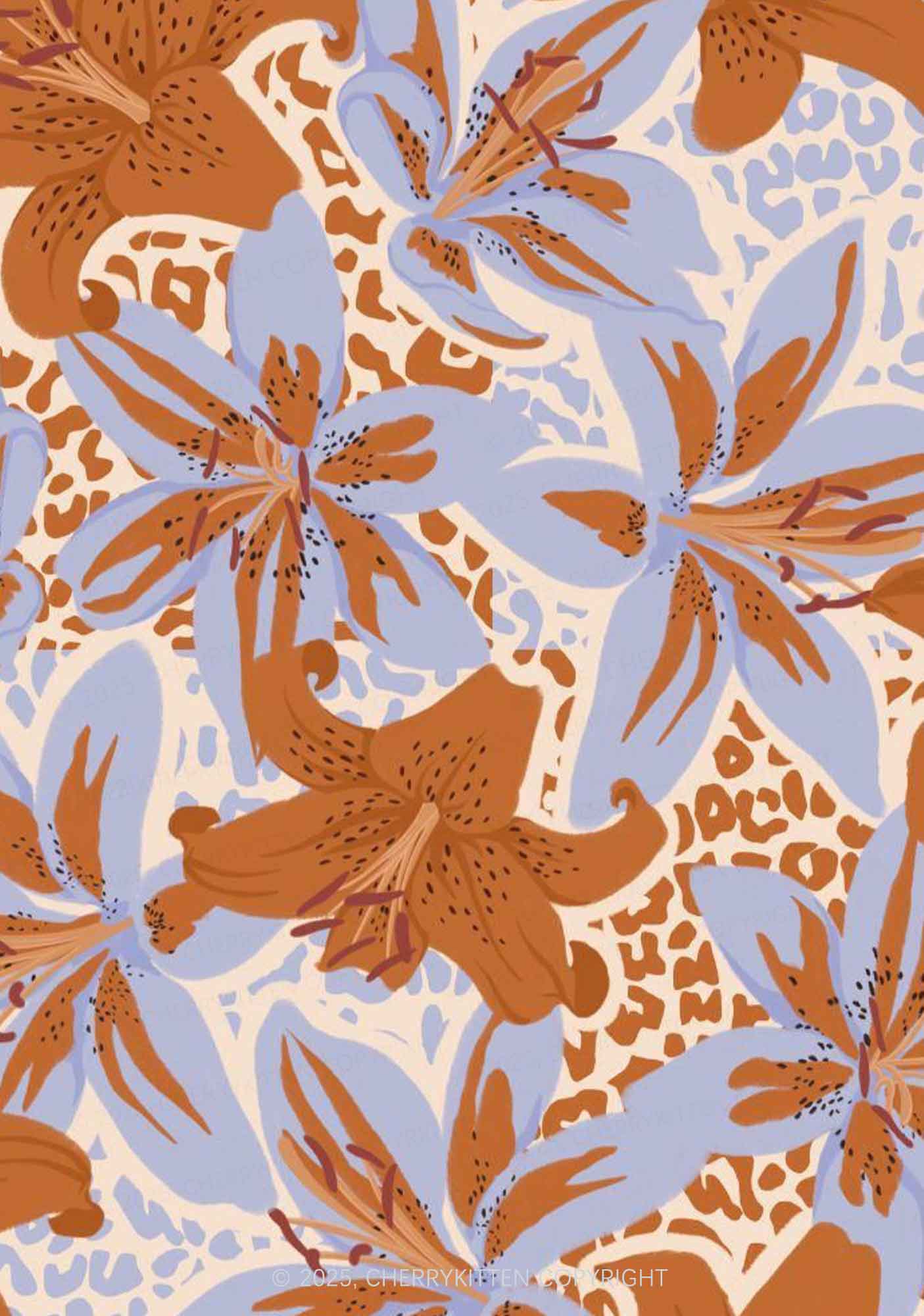 Lilies And Leopard Y2K Print Bikini Set Cherrykitten - Image 2