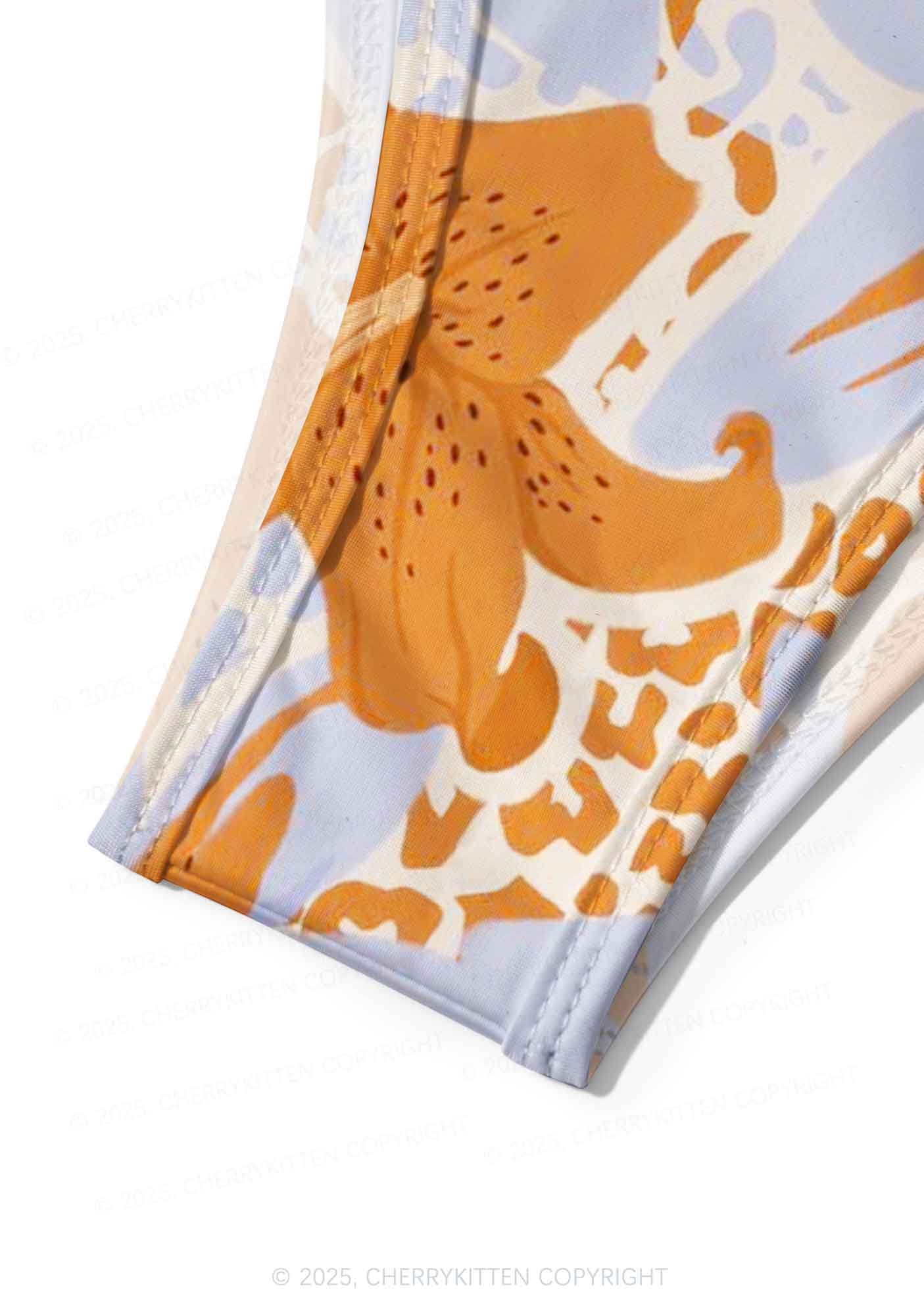 Lilies And Leopard Y2K Print Bikini Set Cherrykitten - Image 6