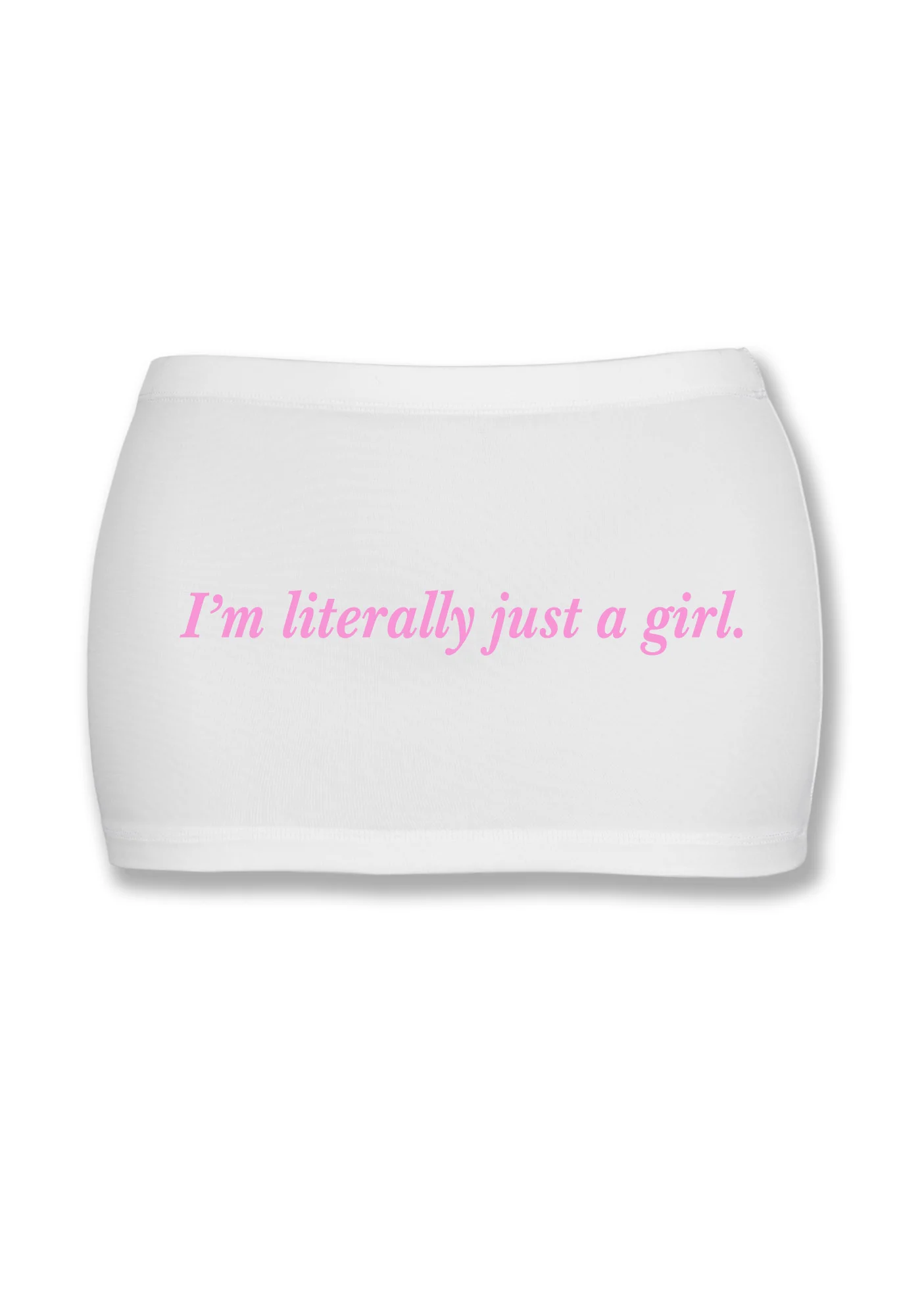 Literally Just A Girl Y2K Mini Hip Skirt Cherrykitten - Image 2