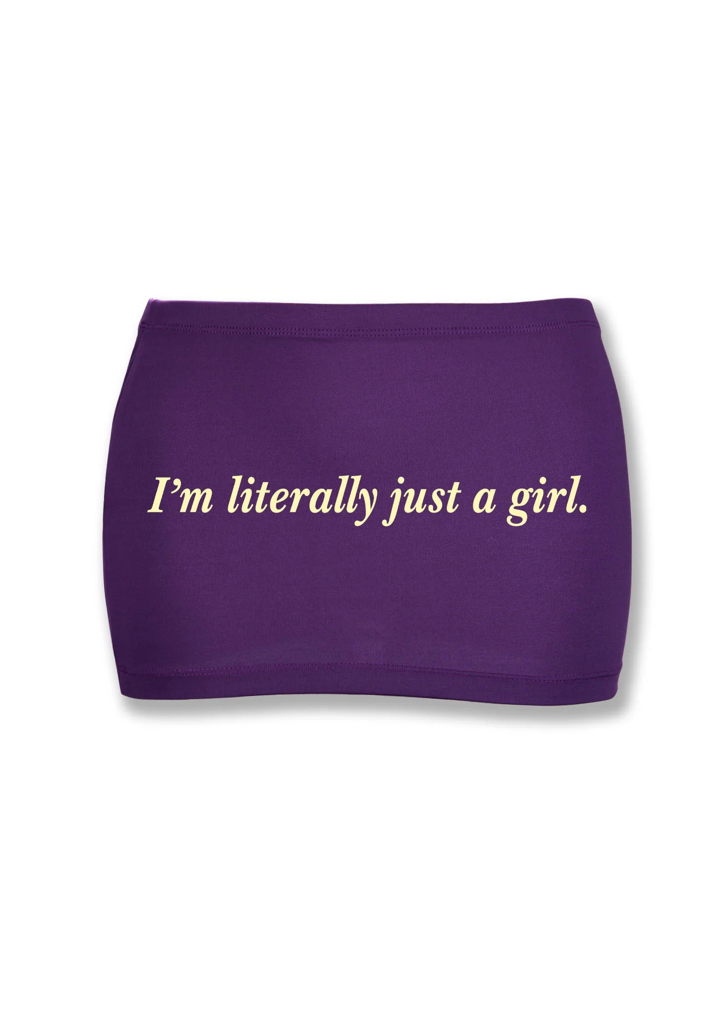 Literally Just A Girl Y2K Mini Hip Skirt Cherrykitten - Image 4