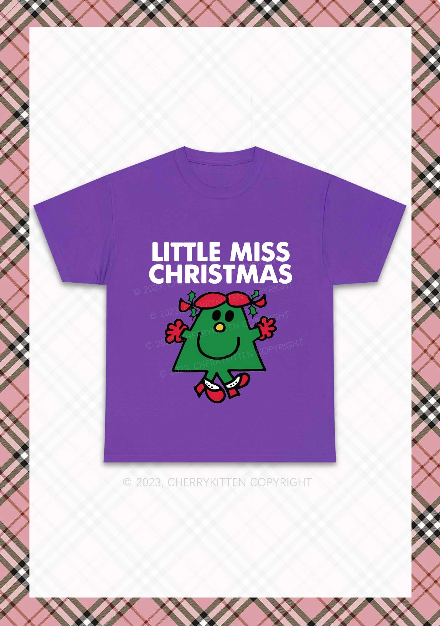 Little Miss Christmas Chunky Shirt Cherrykitten - Image 4