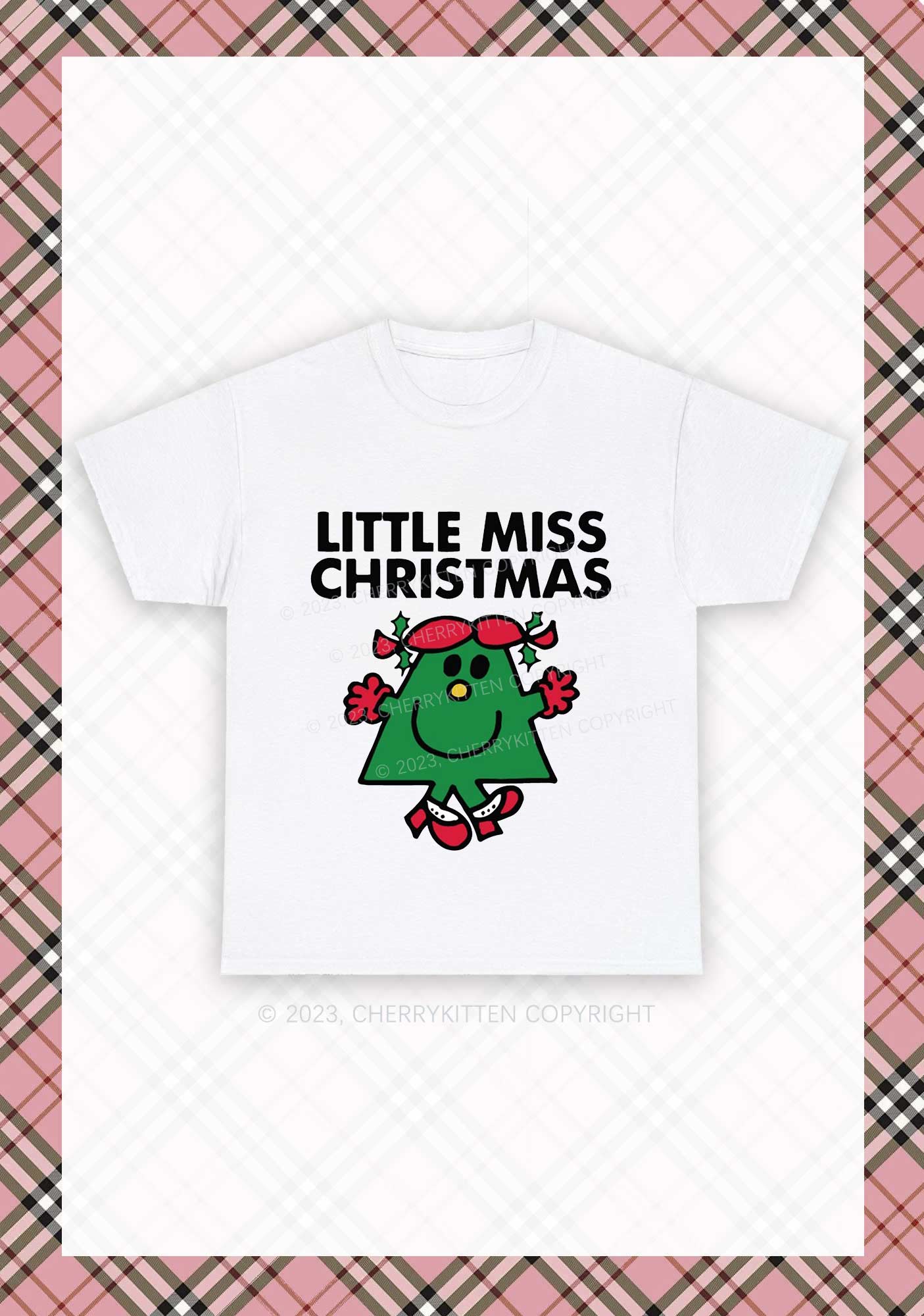 Little Miss Christmas Chunky Shirt Cherrykitten - Image 5