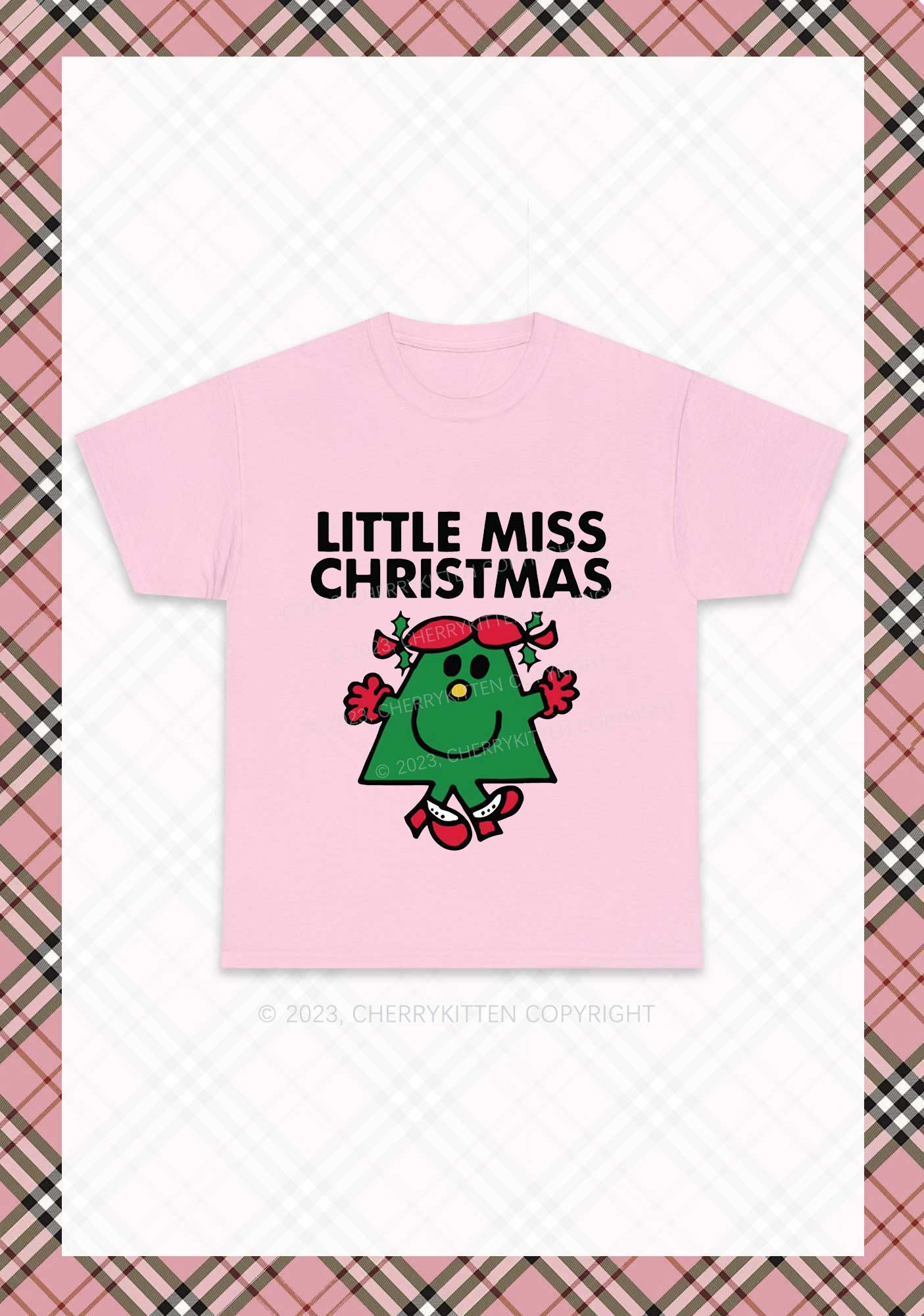 Little Miss Christmas Chunky Shirt Cherrykitten - Image 6