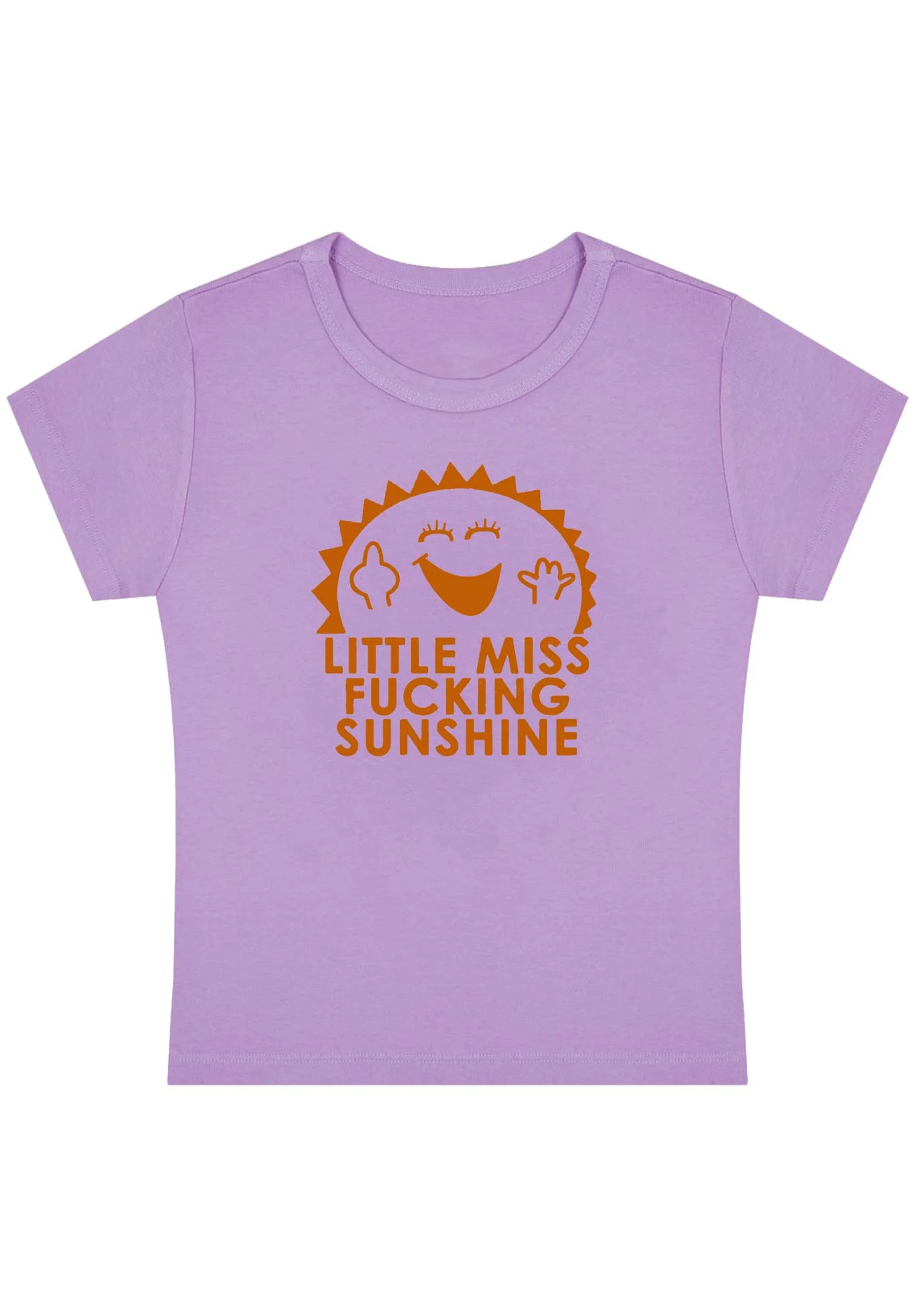 Little Miss Fxxking Sunshine Y2K Baby Tee - Image 4
