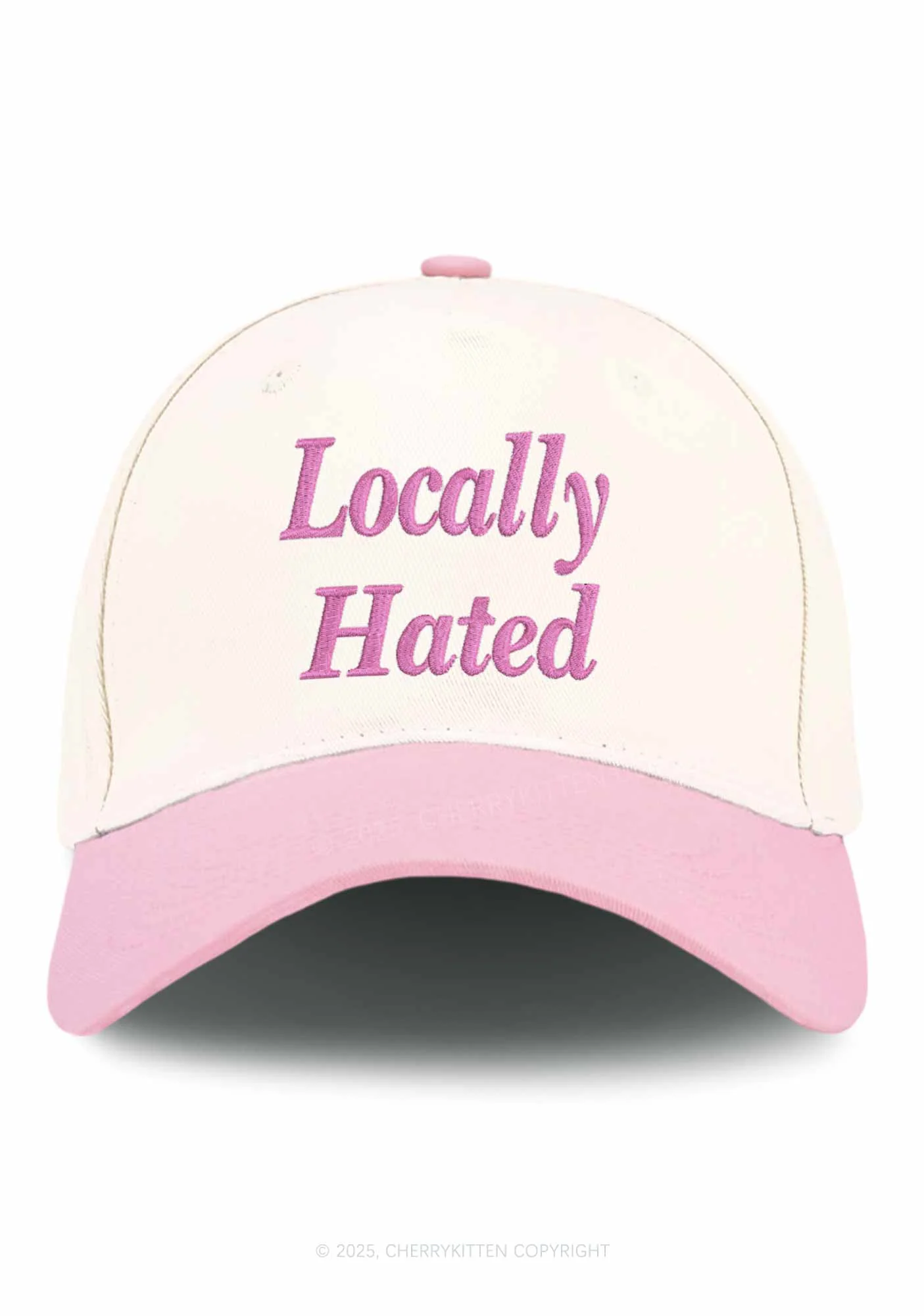 Locally Hated Y2K Color Block Baseball Cap Cherrykitten - Image 5