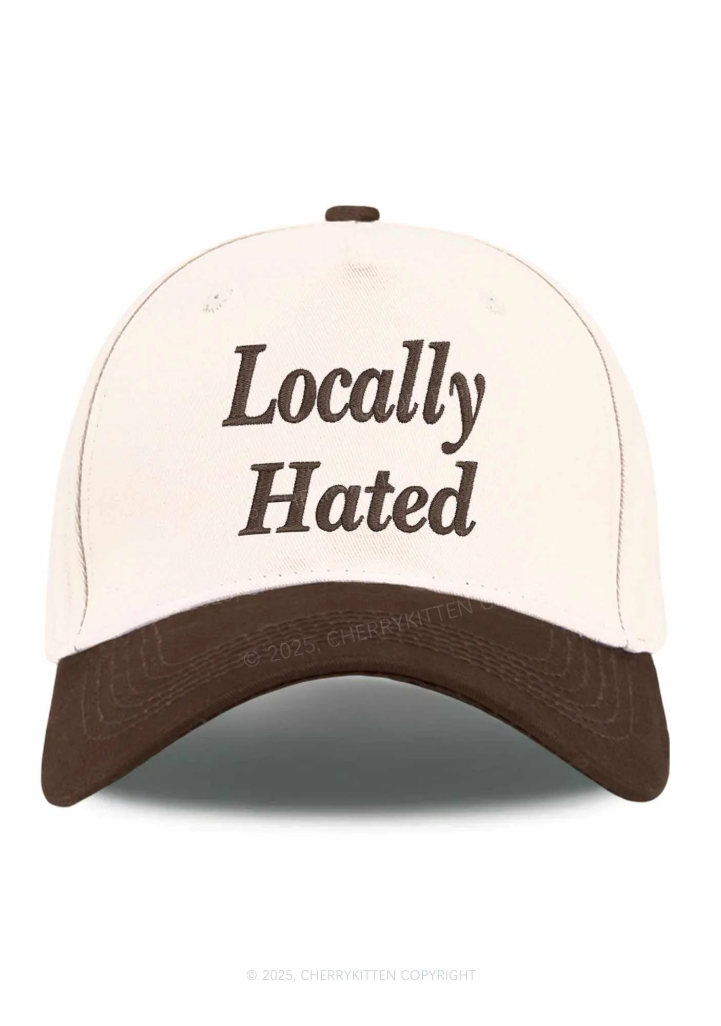 Locally Hated Y2K Color Block Baseball Cap Cherrykitten - Image 6