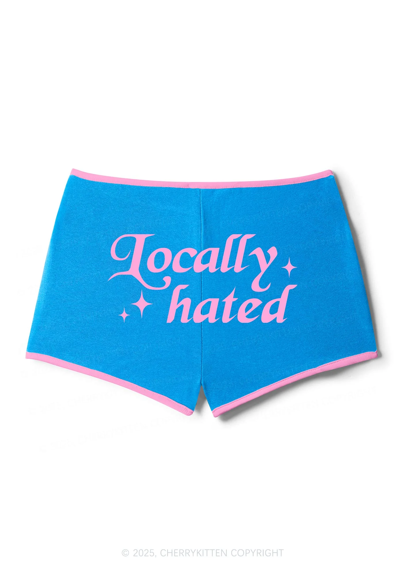 Locally Hated Y2K Contrast Mini Shorts Cherrykitten - Image 3
