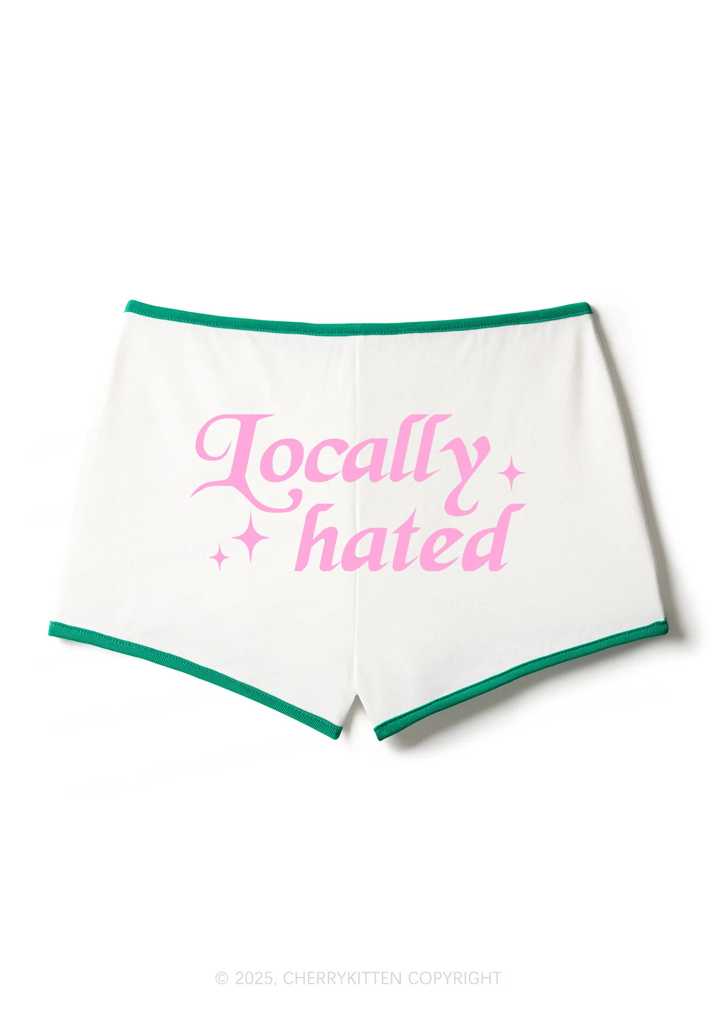 Locally Hated Y2K Contrast Mini Shorts Cherrykitten - Image 4