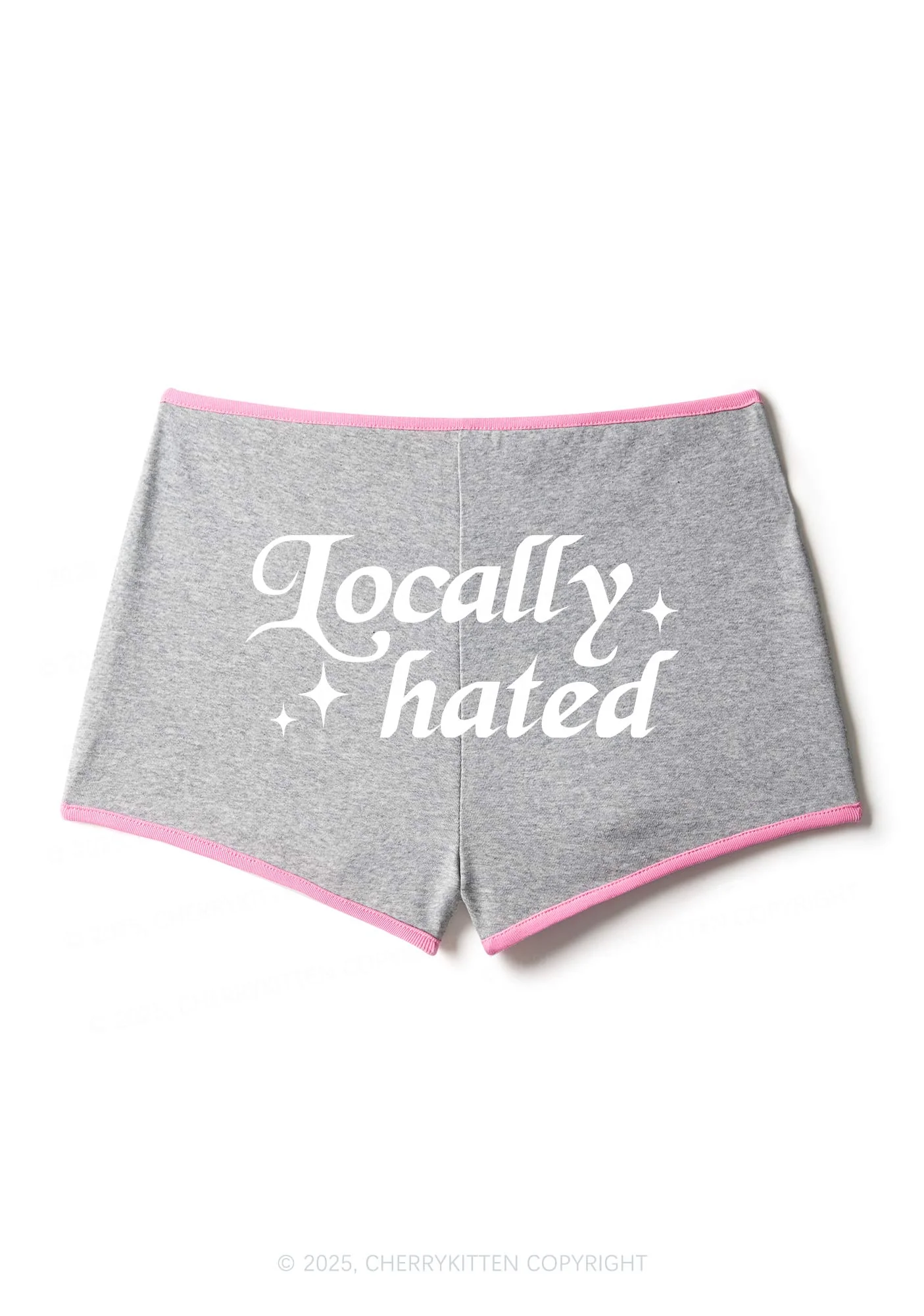 Locally Hated Y2K Contrast Mini Shorts Cherrykitten - Image 5