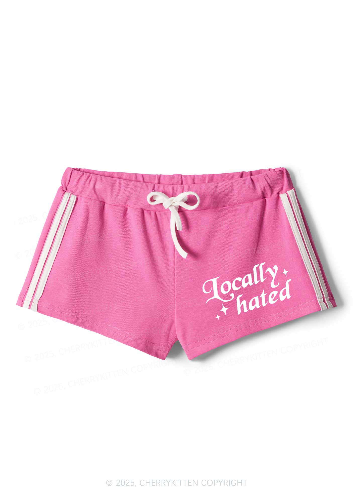 Locally Hated Y2K Drawstring Mini Shorts Cherrykitten - Image 3