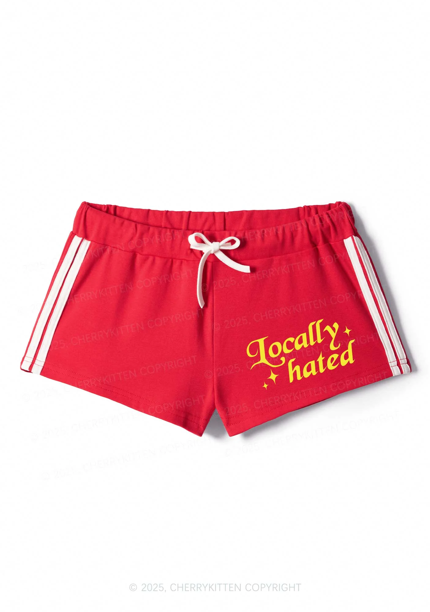 Locally Hated Y2K Drawstring Mini Shorts Cherrykitten - Image 6